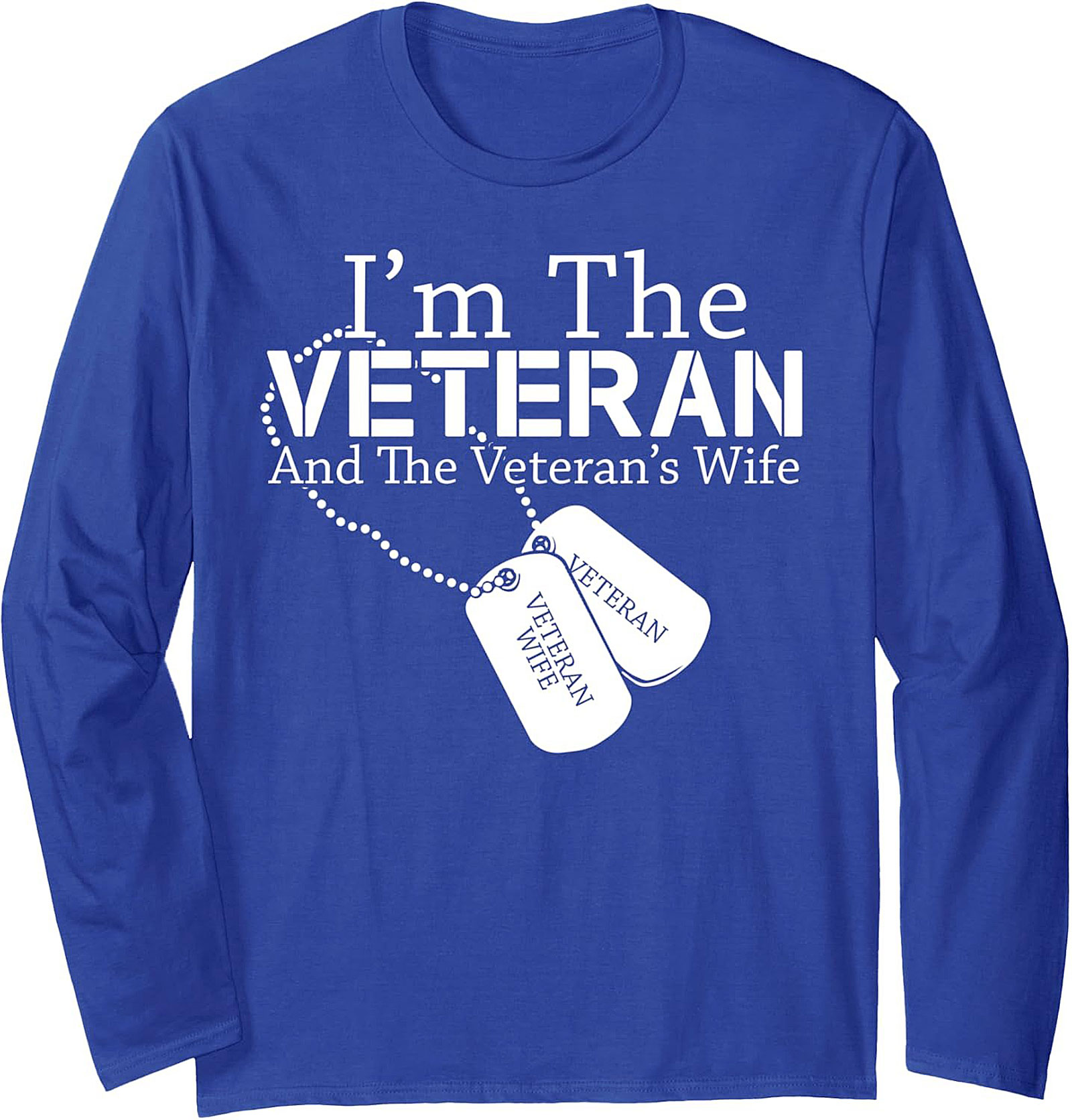 Veteran Wife Crewneck Sweatshirt | Veteran Pullover Gift