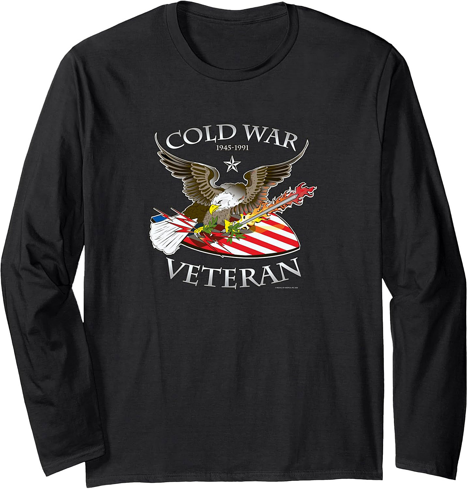 Cold War Veteran Crewneck Sweatshirt | US Eagle Gift