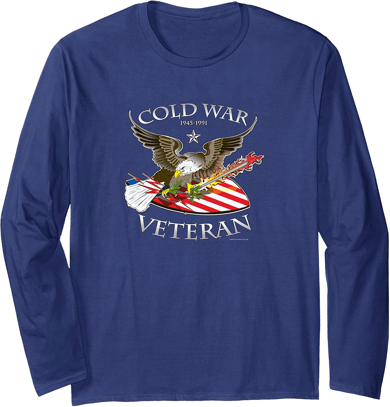 Cold War Veteran Crewneck Sweatshirt | US Eagle Gift