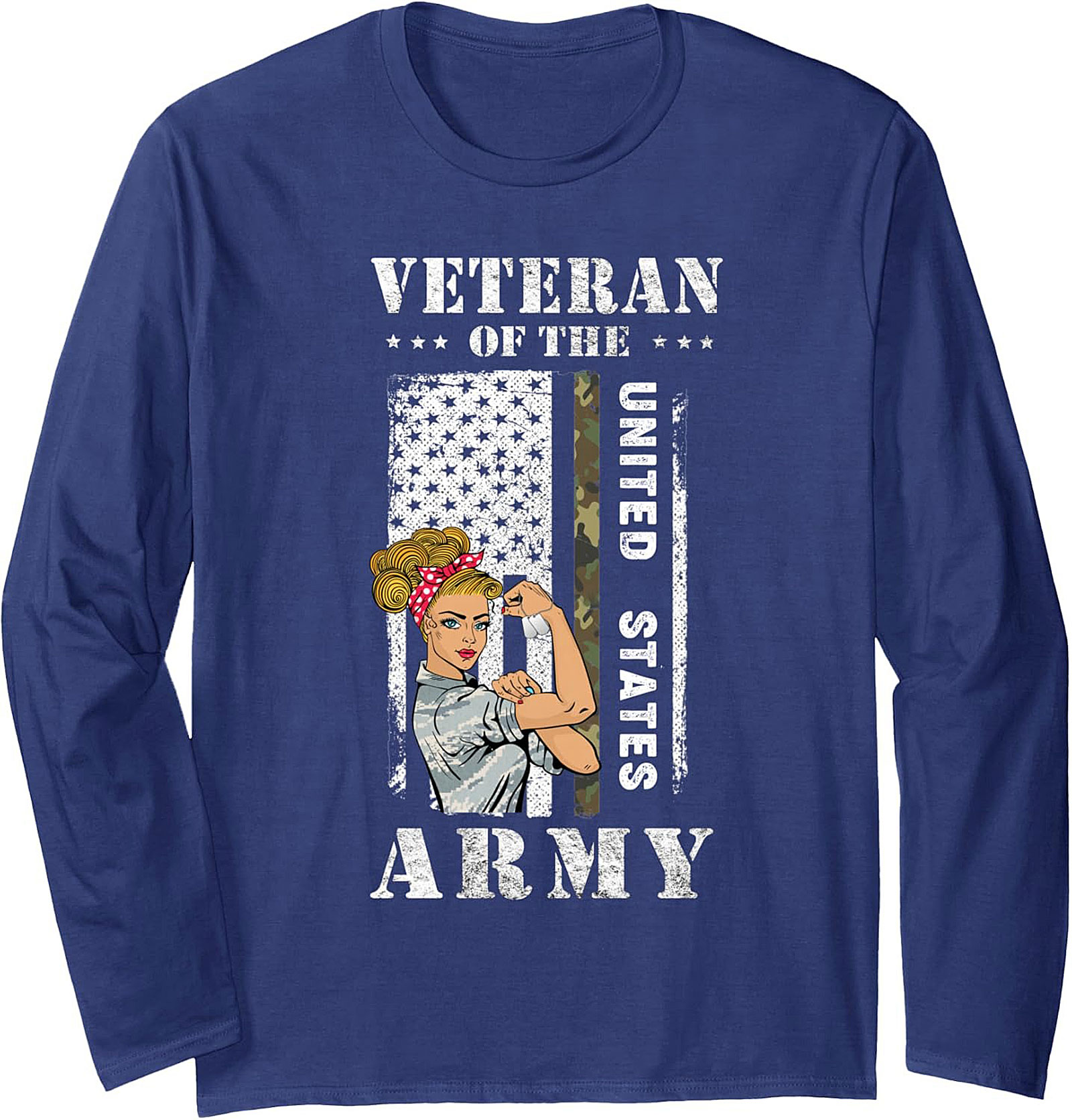 Female Army Veteran Crewneck Sweatshirt | U.S. Army Gift