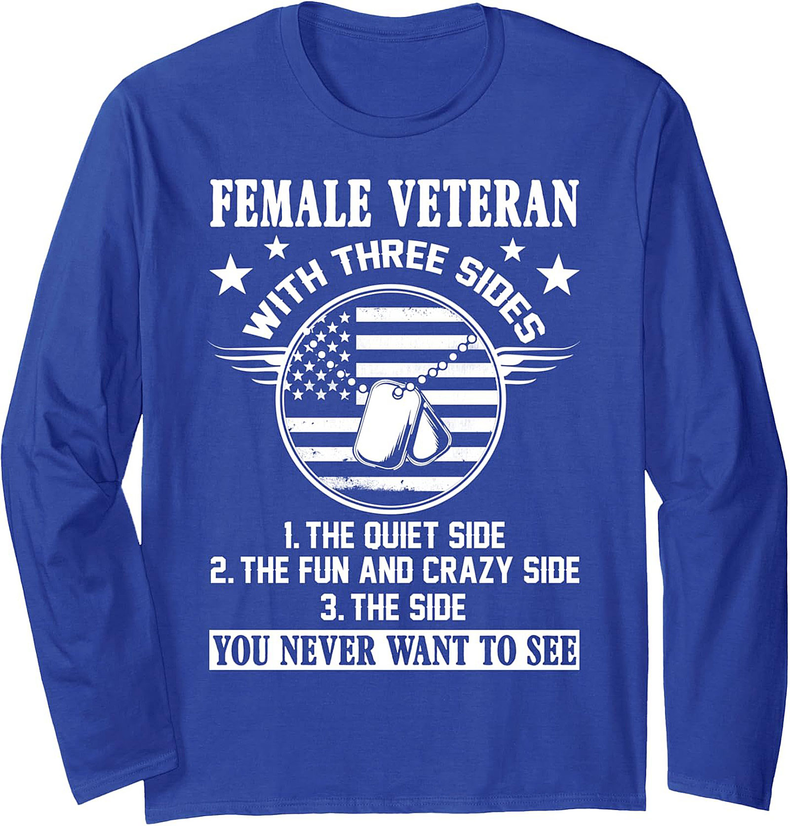 Female Veteran Graphic Sweatshirt | Cozy Pullover Crewneck