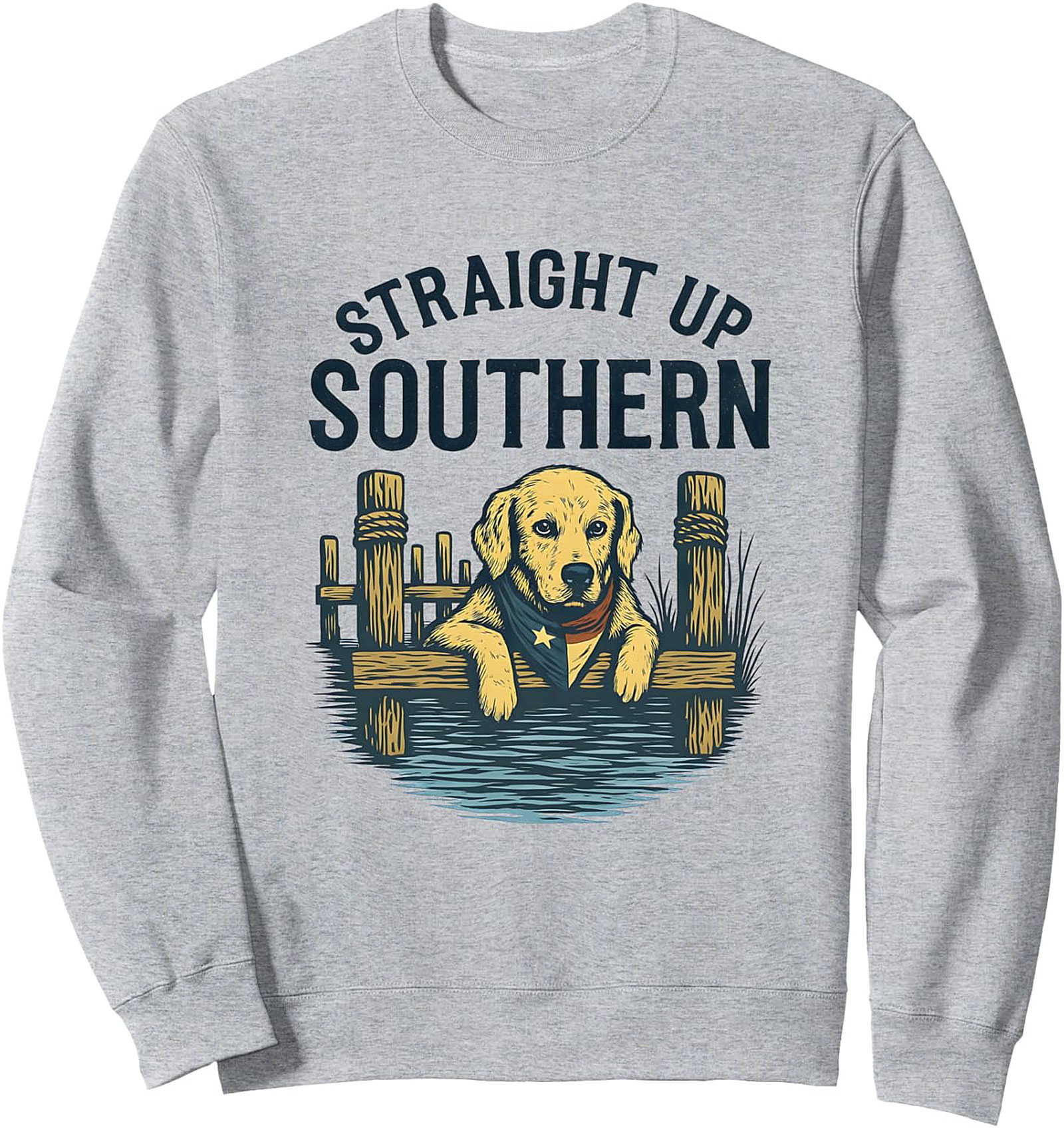 Straight Up Southern Dog Lover Graphic Sweatshirt
