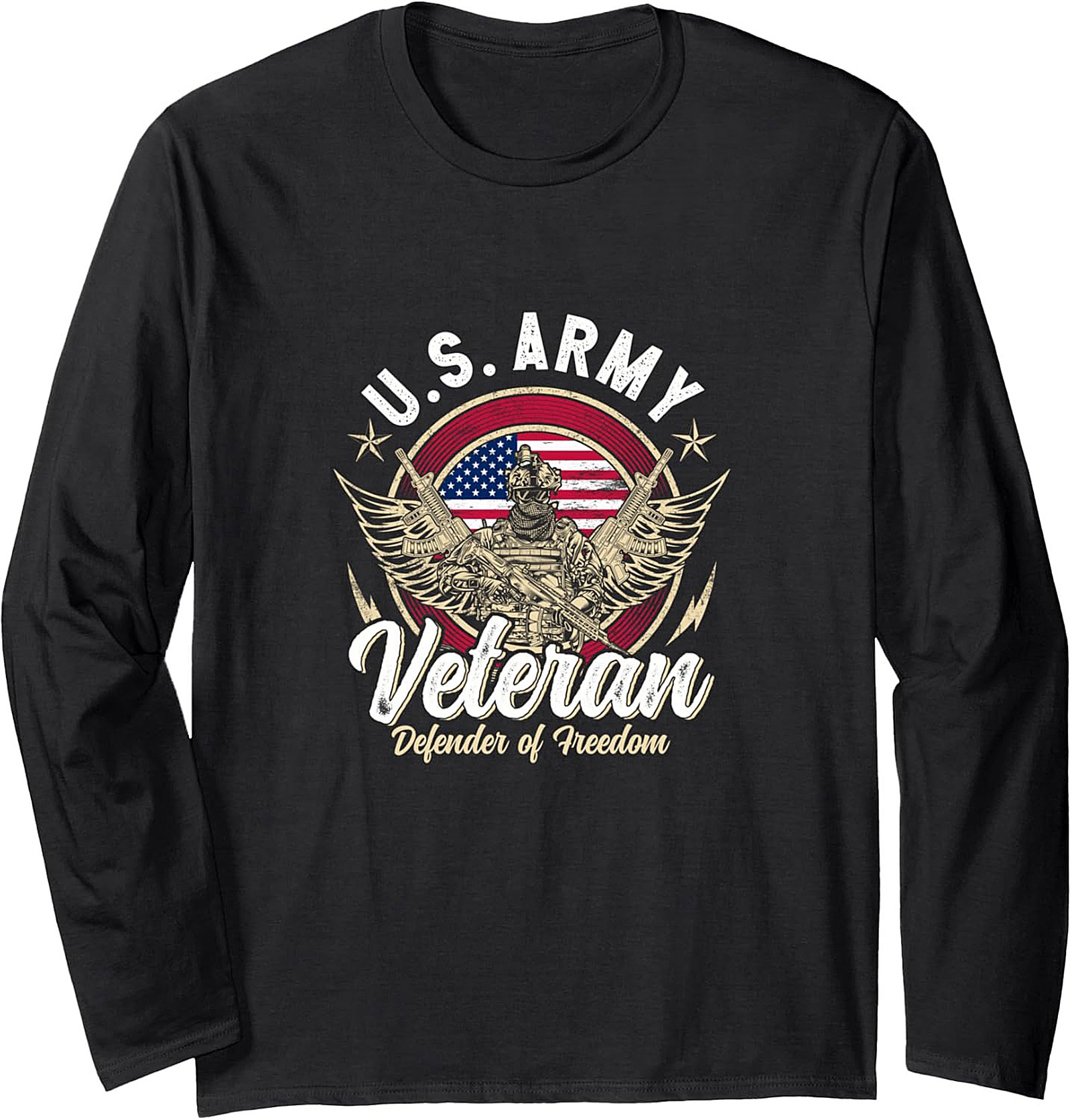 U.S. Army Veteran Defender of Freedom Crewneck Sweatshirt
