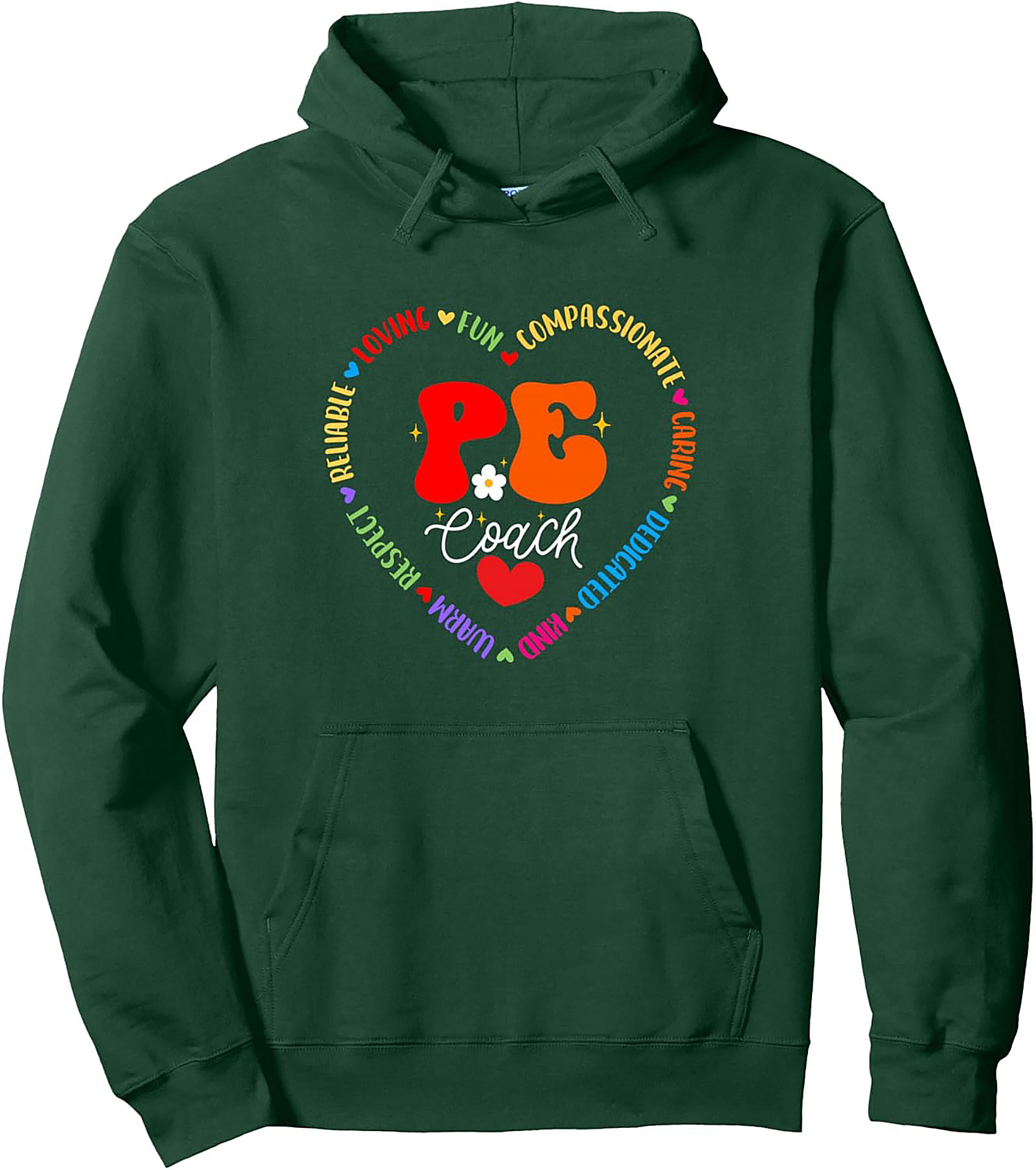 Retro PE Coach Appreciation Pullover Hoodie Gift