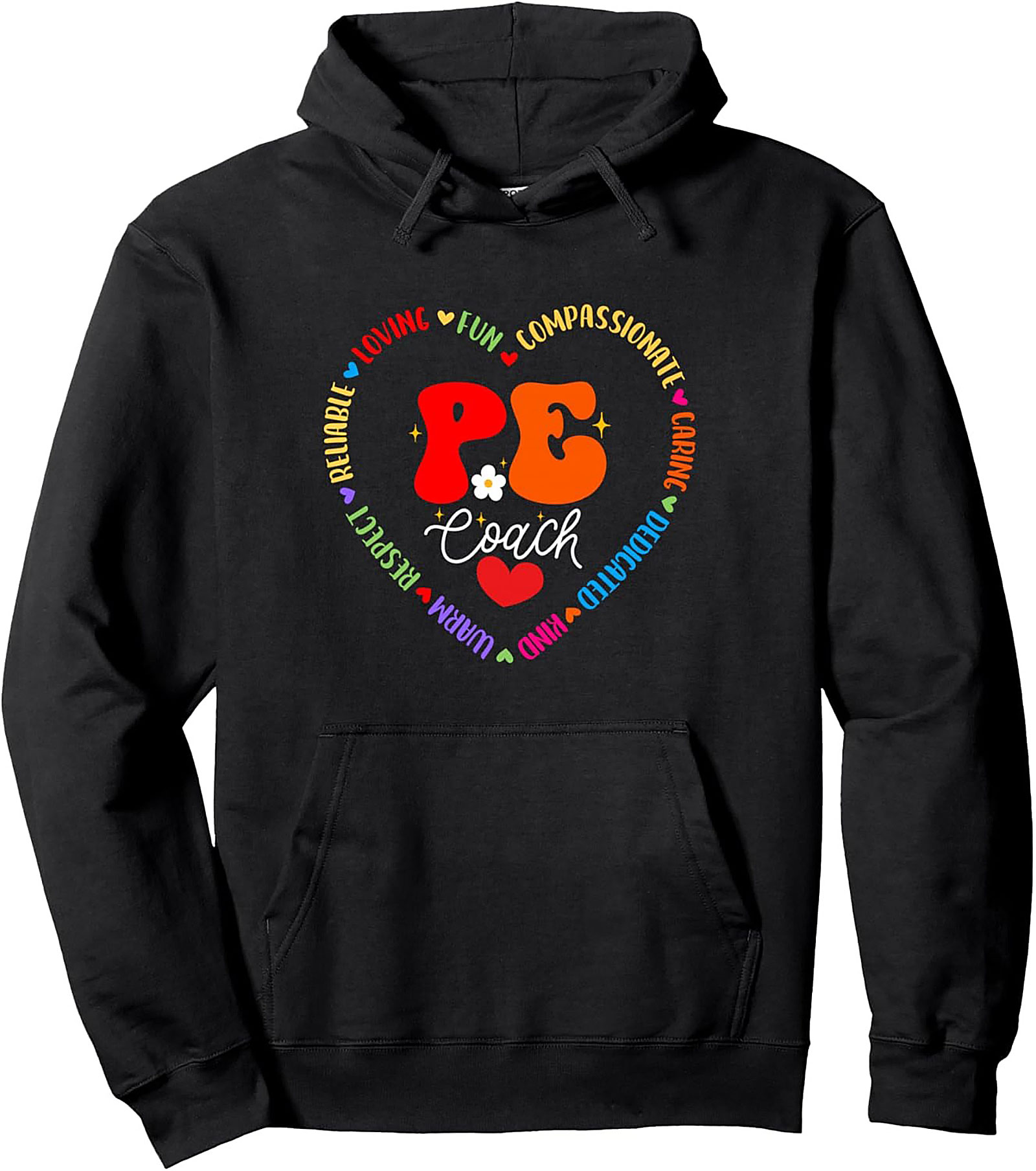 Retro PE Coach Appreciation Pullover Hoodie Gift