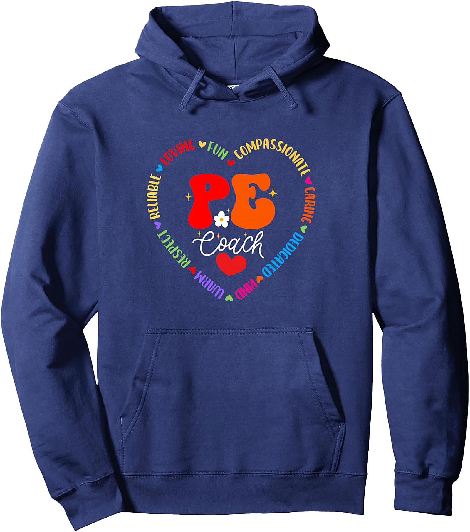 Retro PE Coach Appreciation Pullover Hoodie Gift