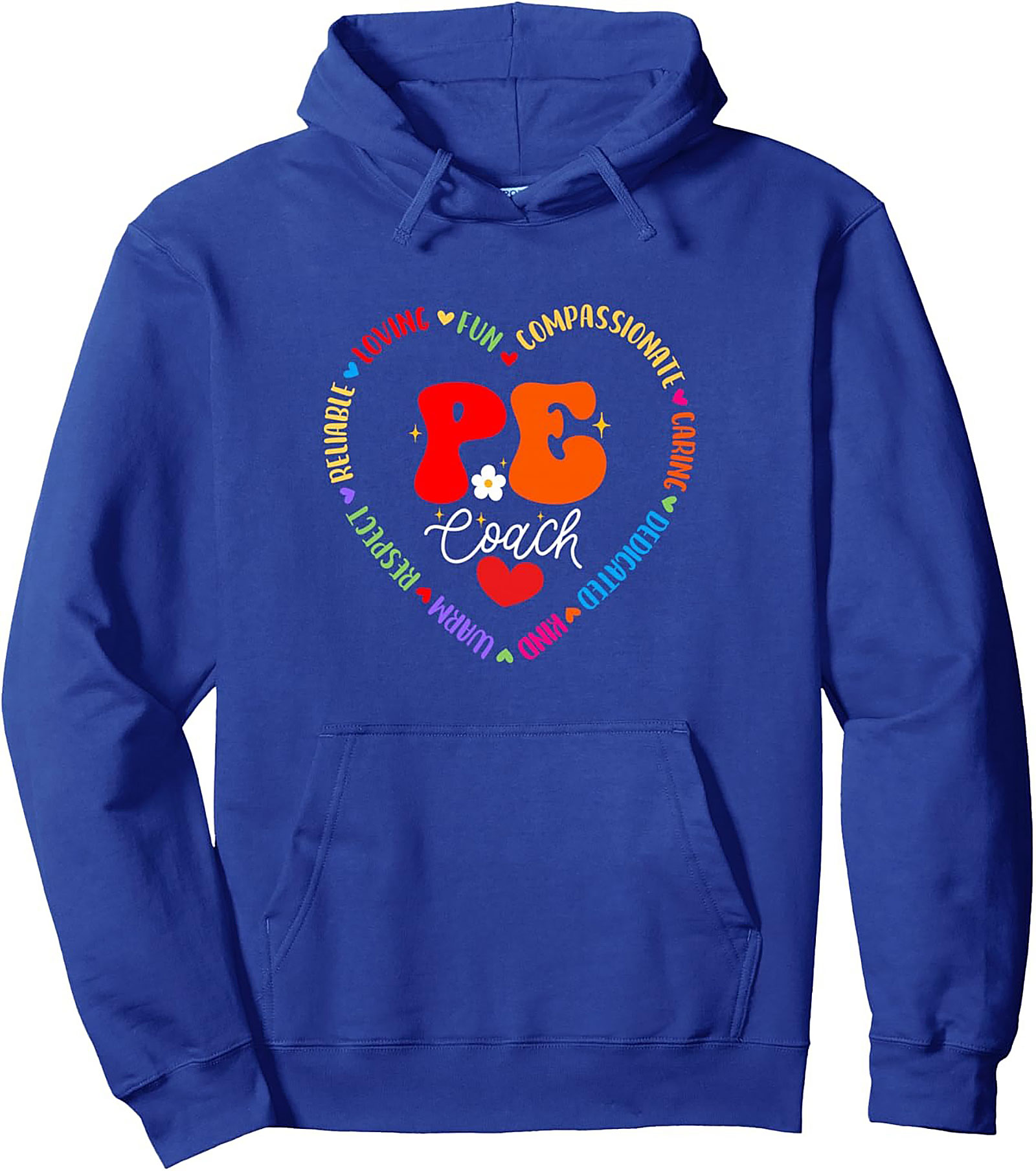 Retro PE Coach Appreciation Pullover Hoodie Gift