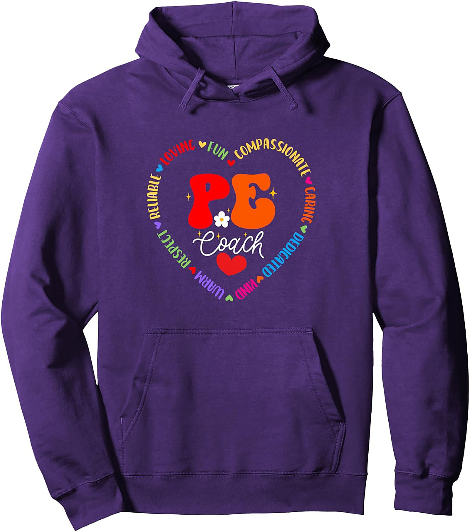 Retro PE Coach Appreciation Pullover Hoodie Gift