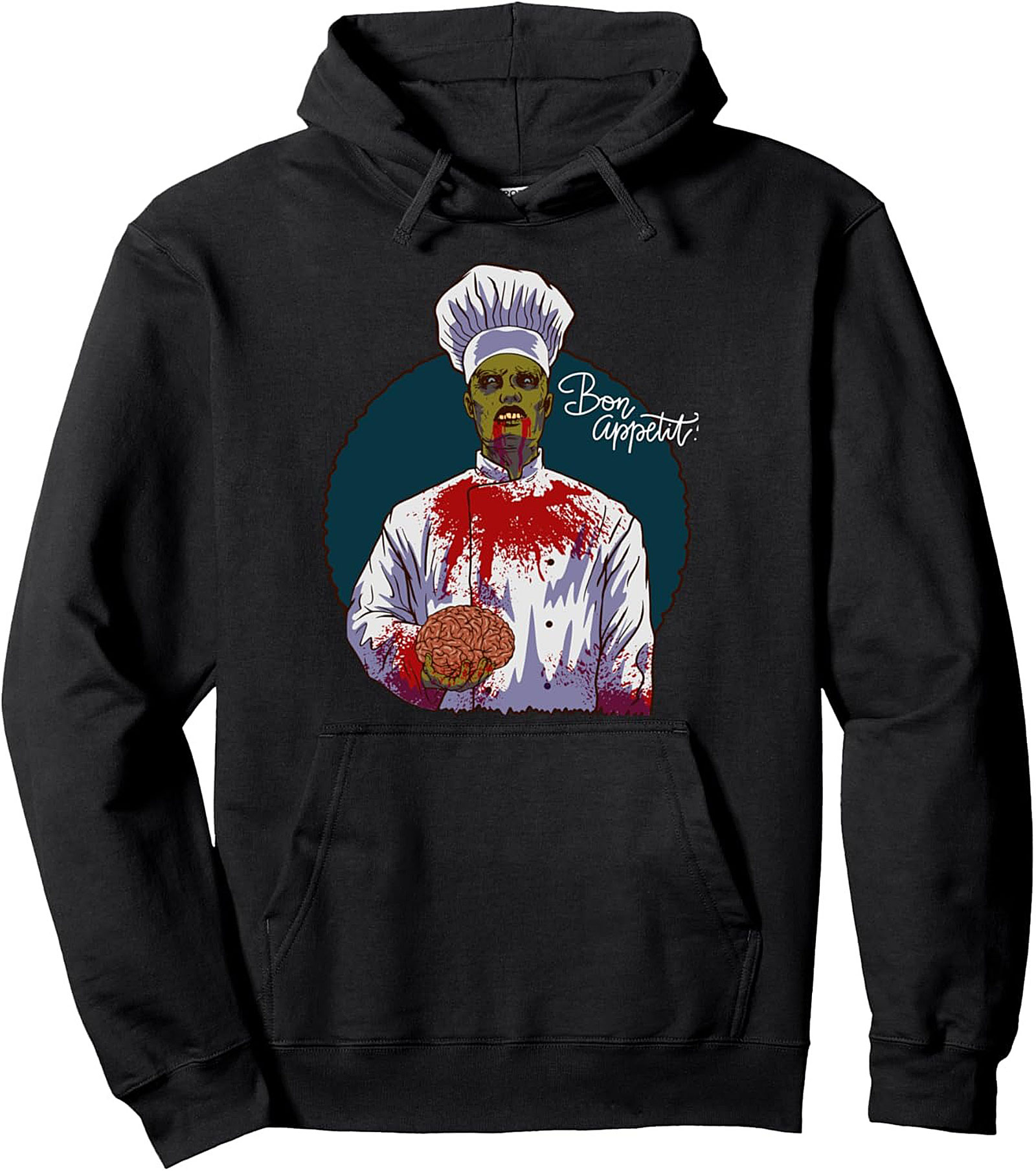 Zombie Chef Graphic Tee Funny Horror Unisex Shirt