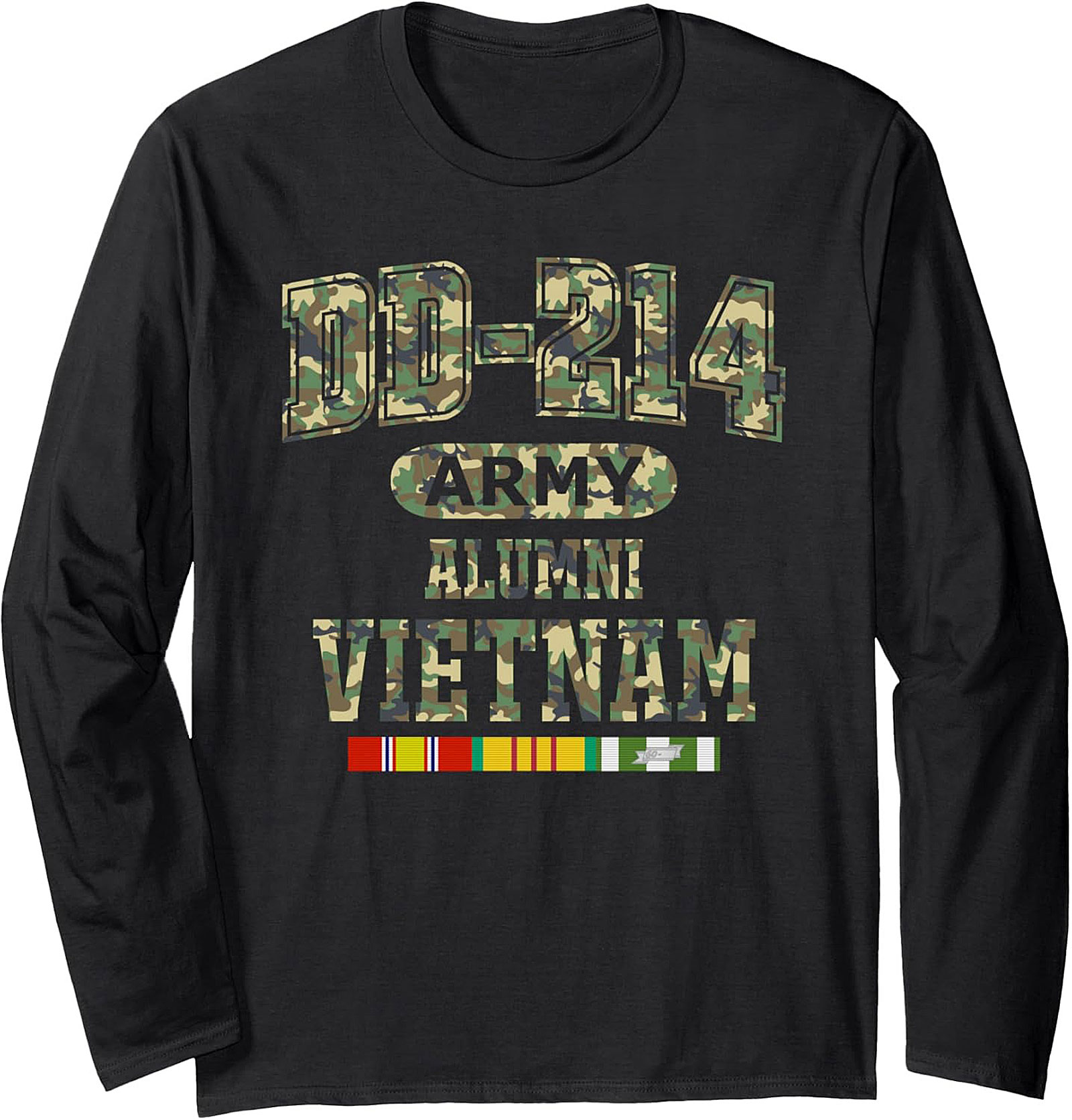 DD-214 Vietnam Veteran Crewneck Sweatshirt | Army Alumni Gift