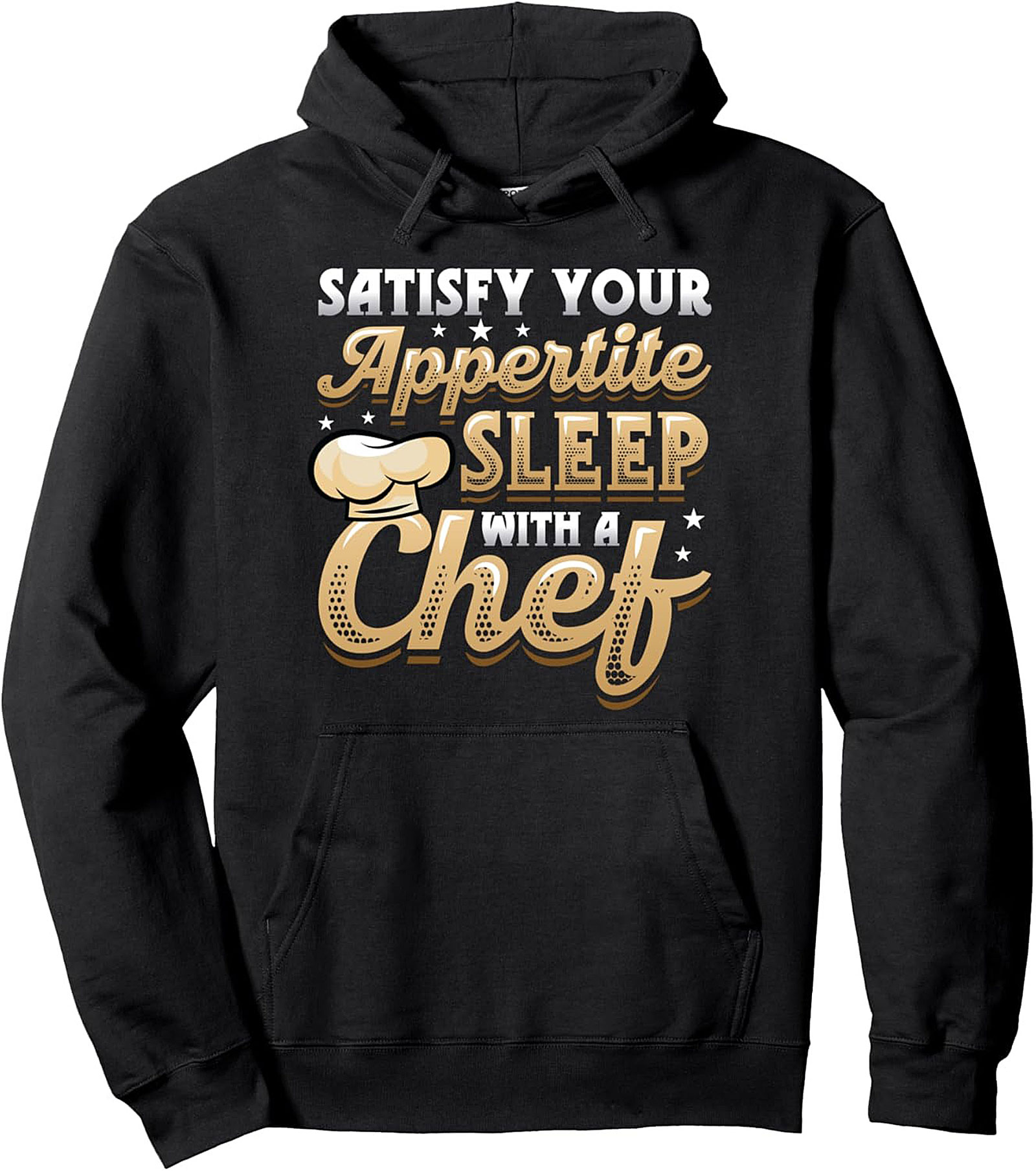 Funny Chef T-shirt: Satisfy Your Appetite Culinary Graphic Tee