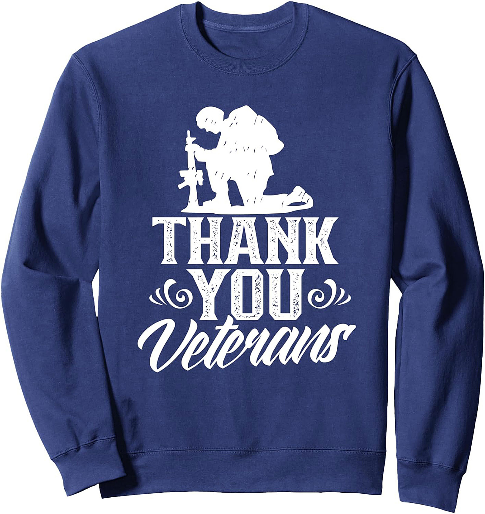 Thank You Veterans Crewneck Sweatshirt | Military Gift