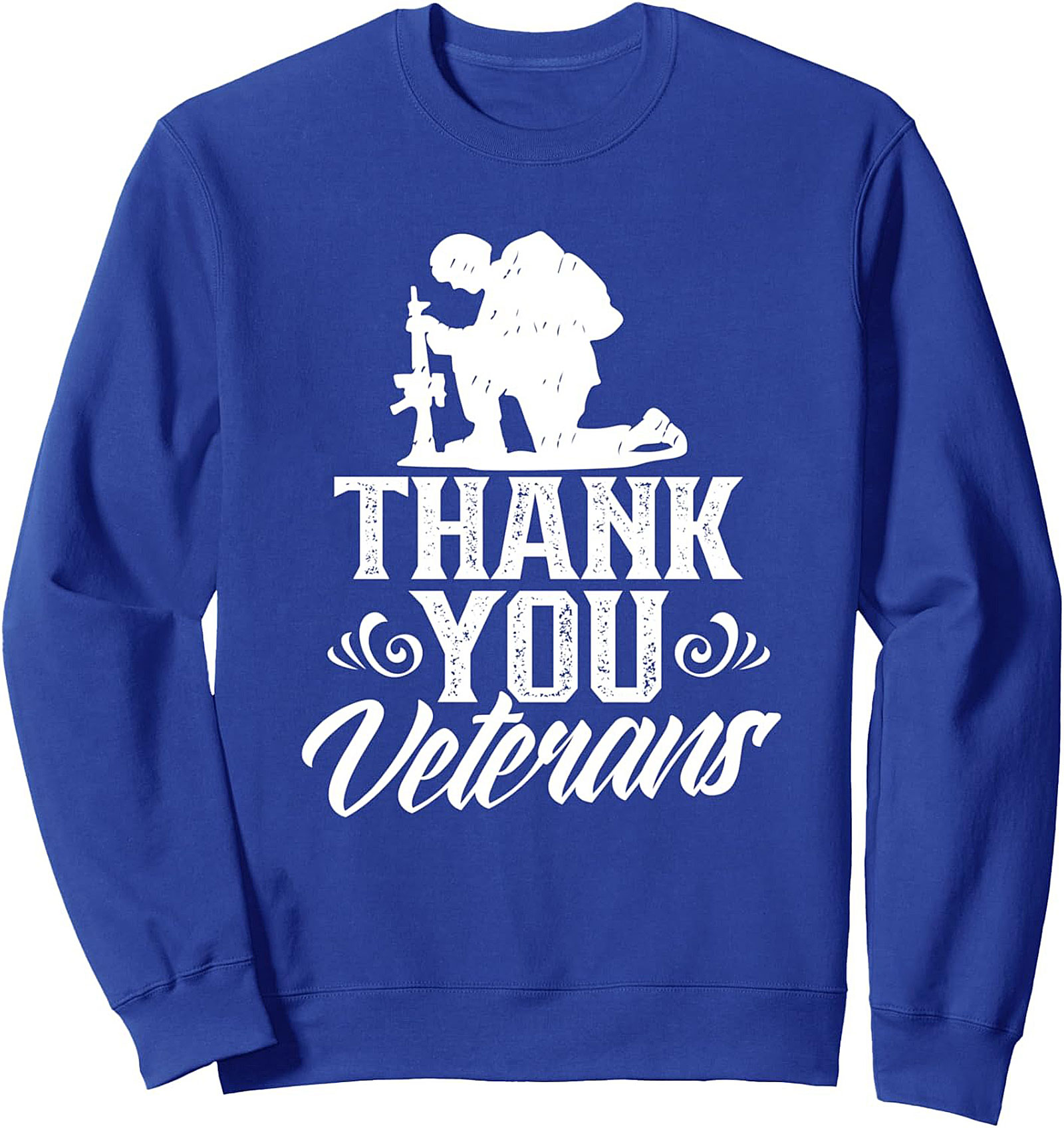 Thank You Veterans Crewneck Sweatshirt | Military Gift