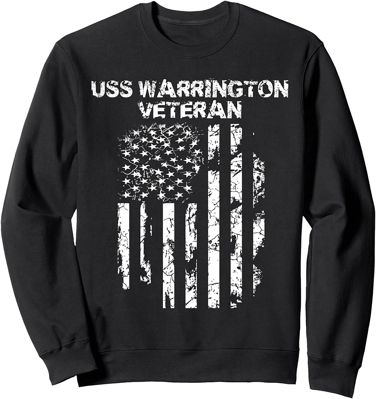 USS Warrington Veteran Crewneck Sweatshirt | Navy Veteran Gift
