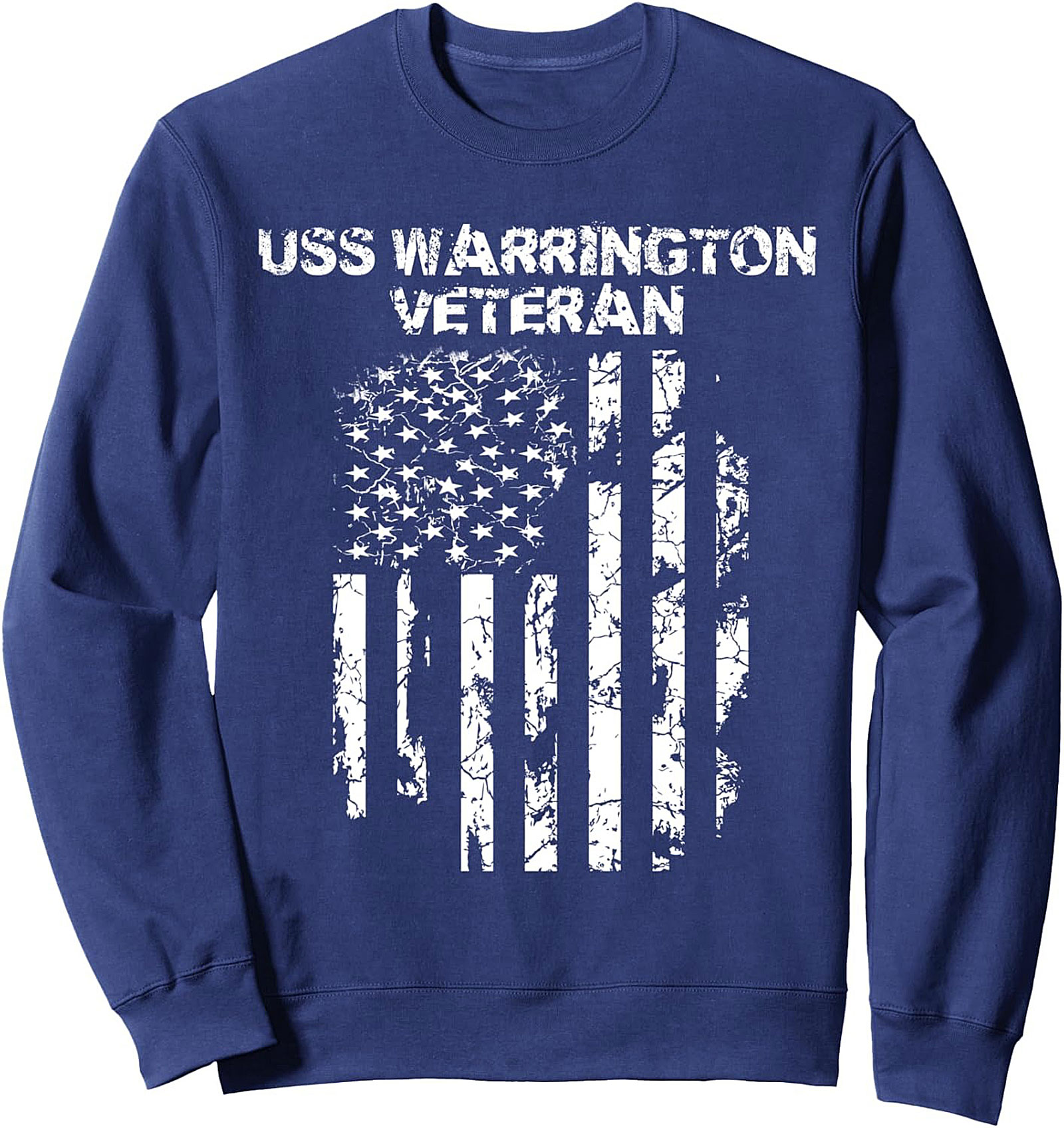 USS Warrington Veteran Crewneck Sweatshirt | Navy Veteran Gift