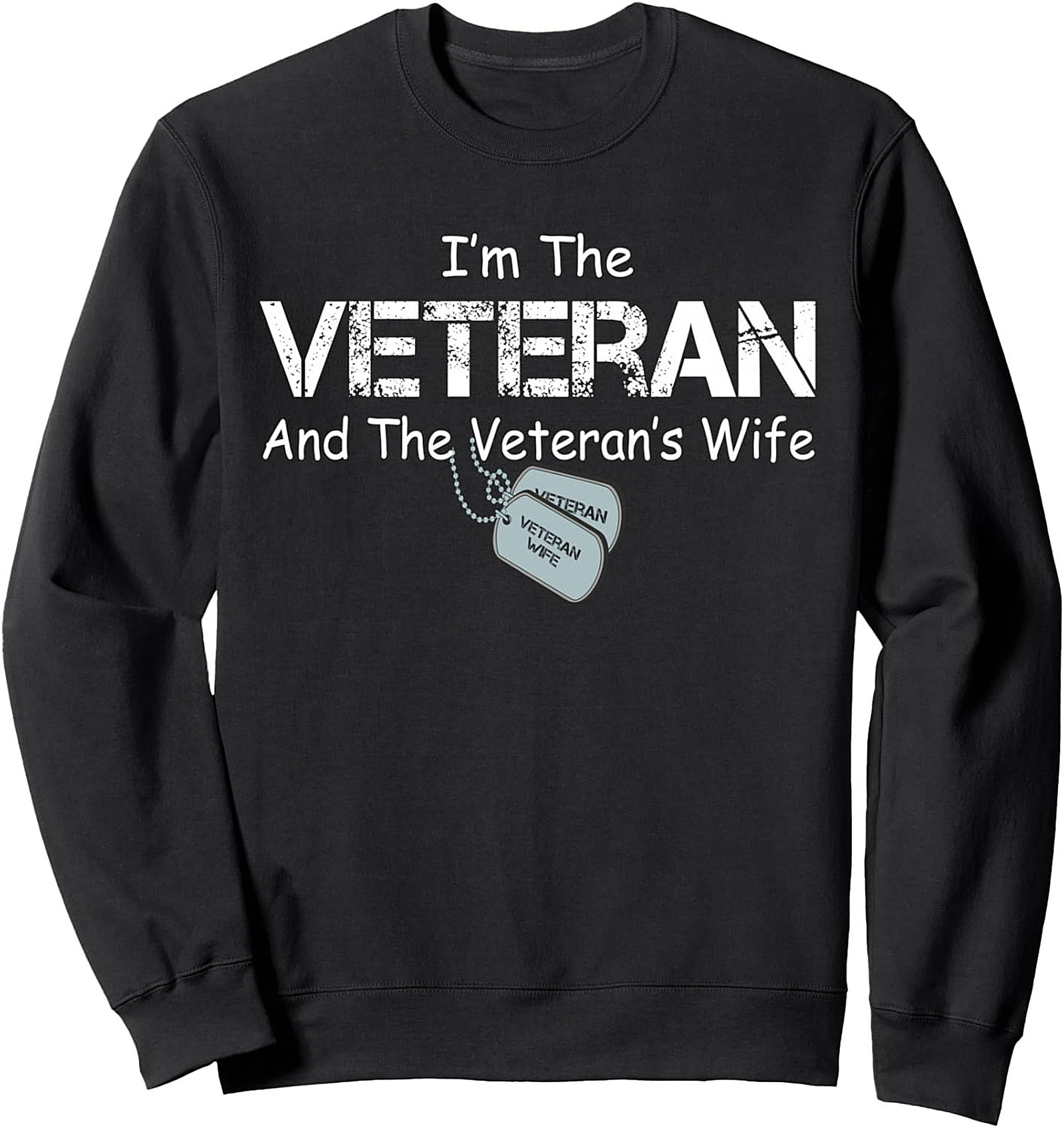 Female Veteran Sweatshirt | Veteran's Wife Crewneck Gift