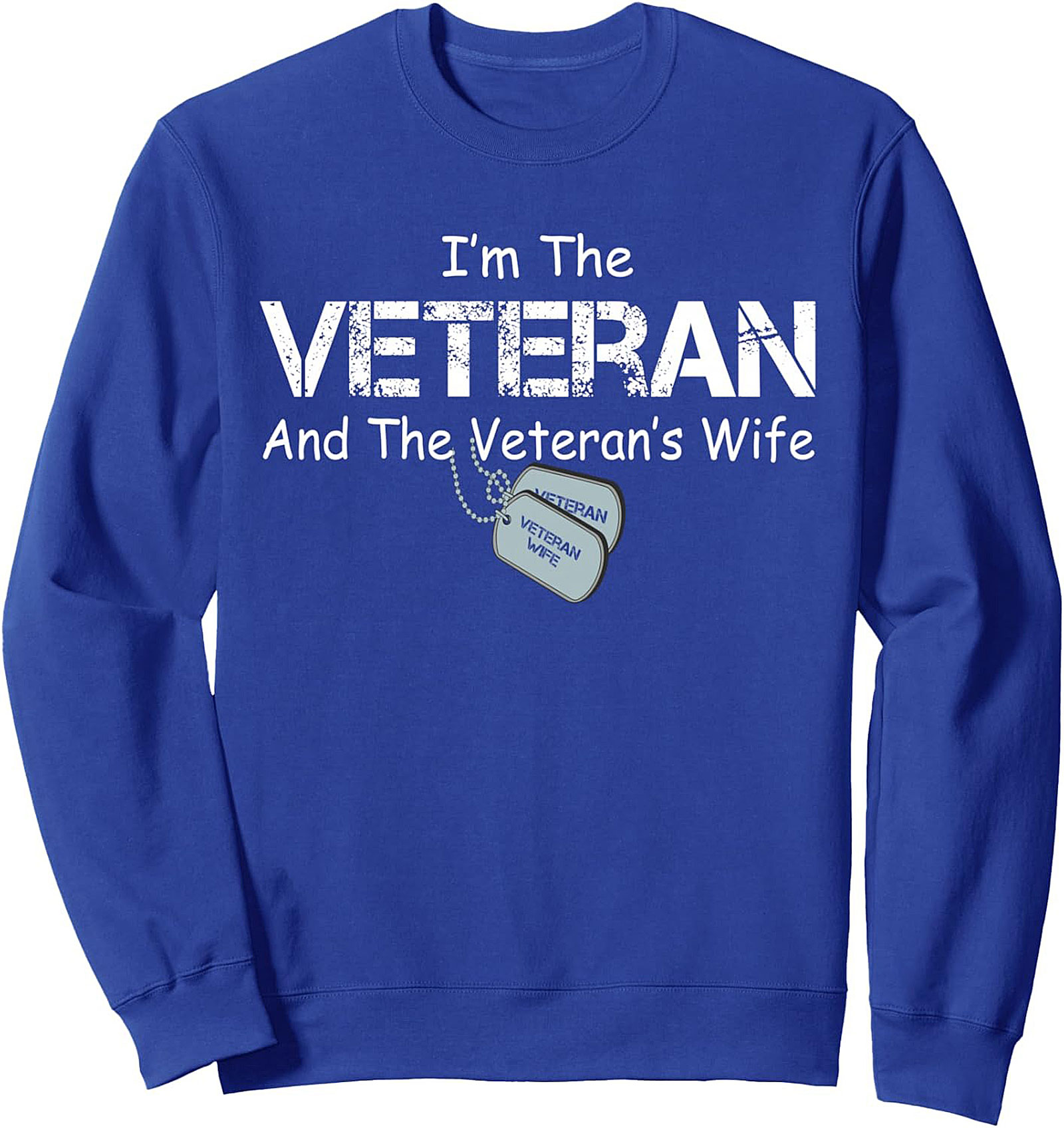 Female Veteran Sweatshirt | Veteran's Wife Crewneck Gift