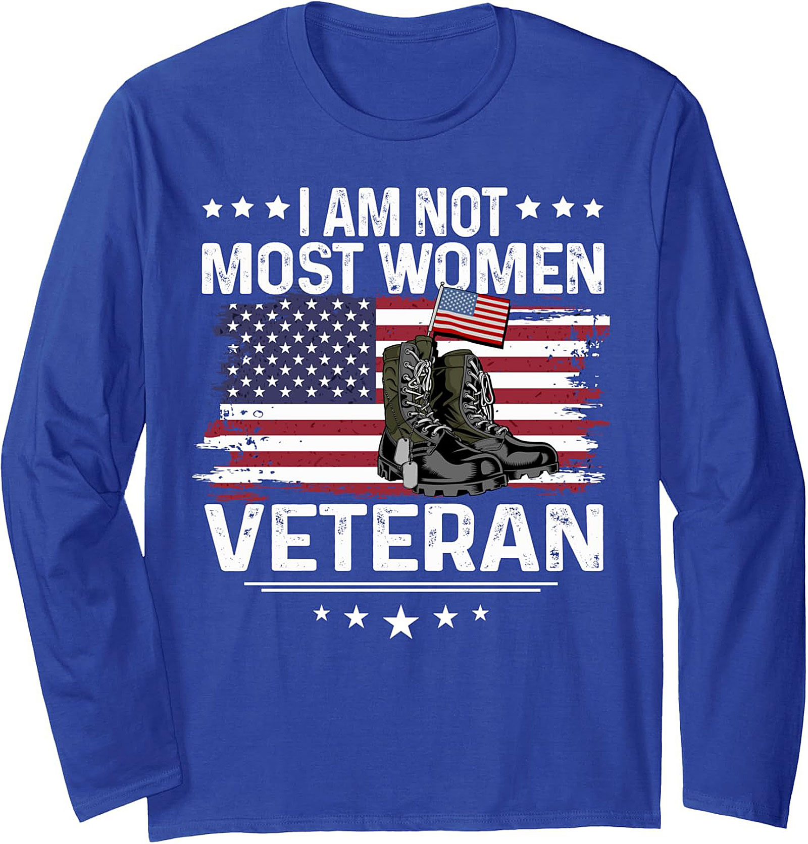 Women Veteran Crewneck Sweatshirt | Military Pullover Gift