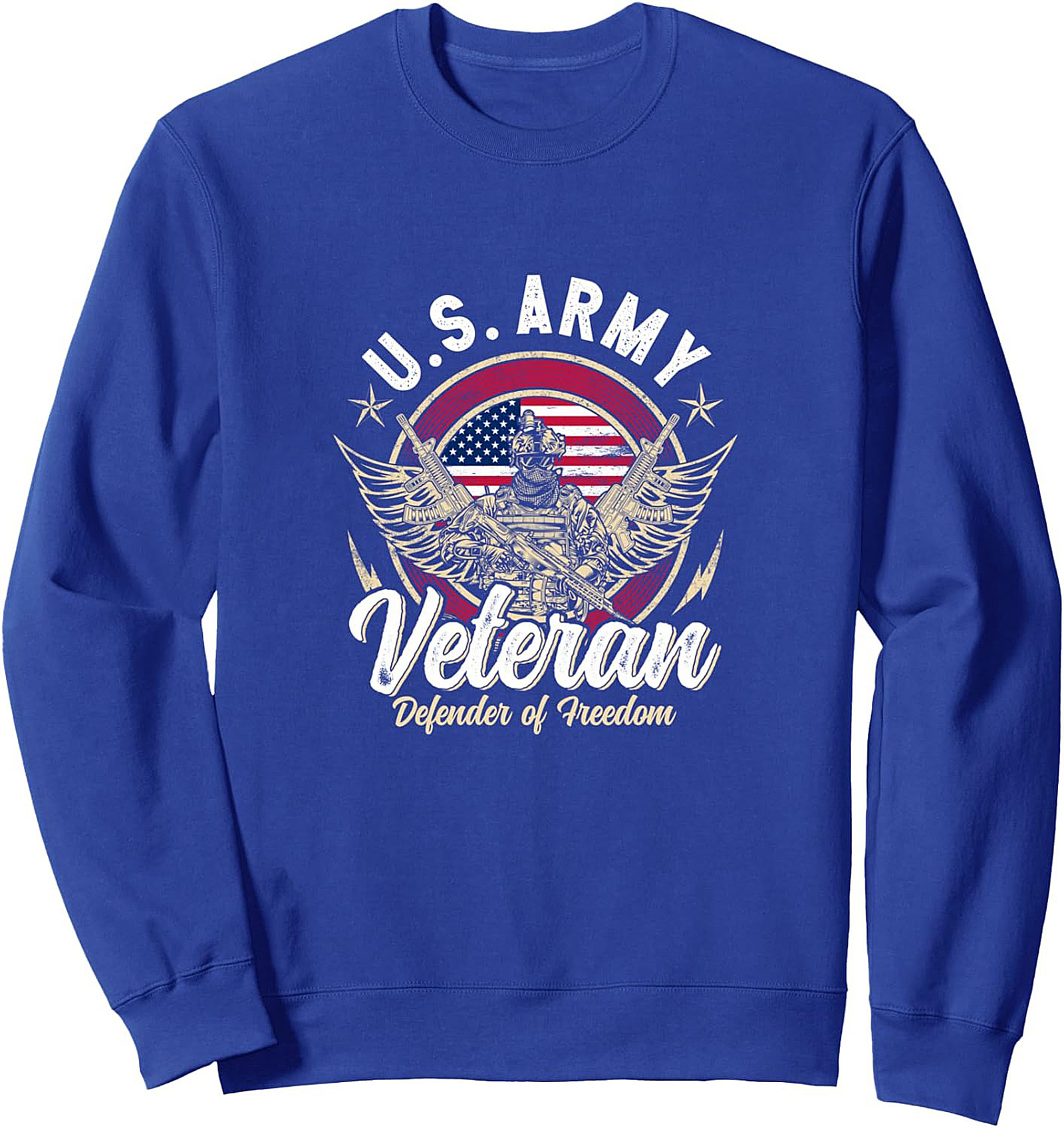 U.S. Army Veteran Graphic Sweatshirt | Defender of Freedom