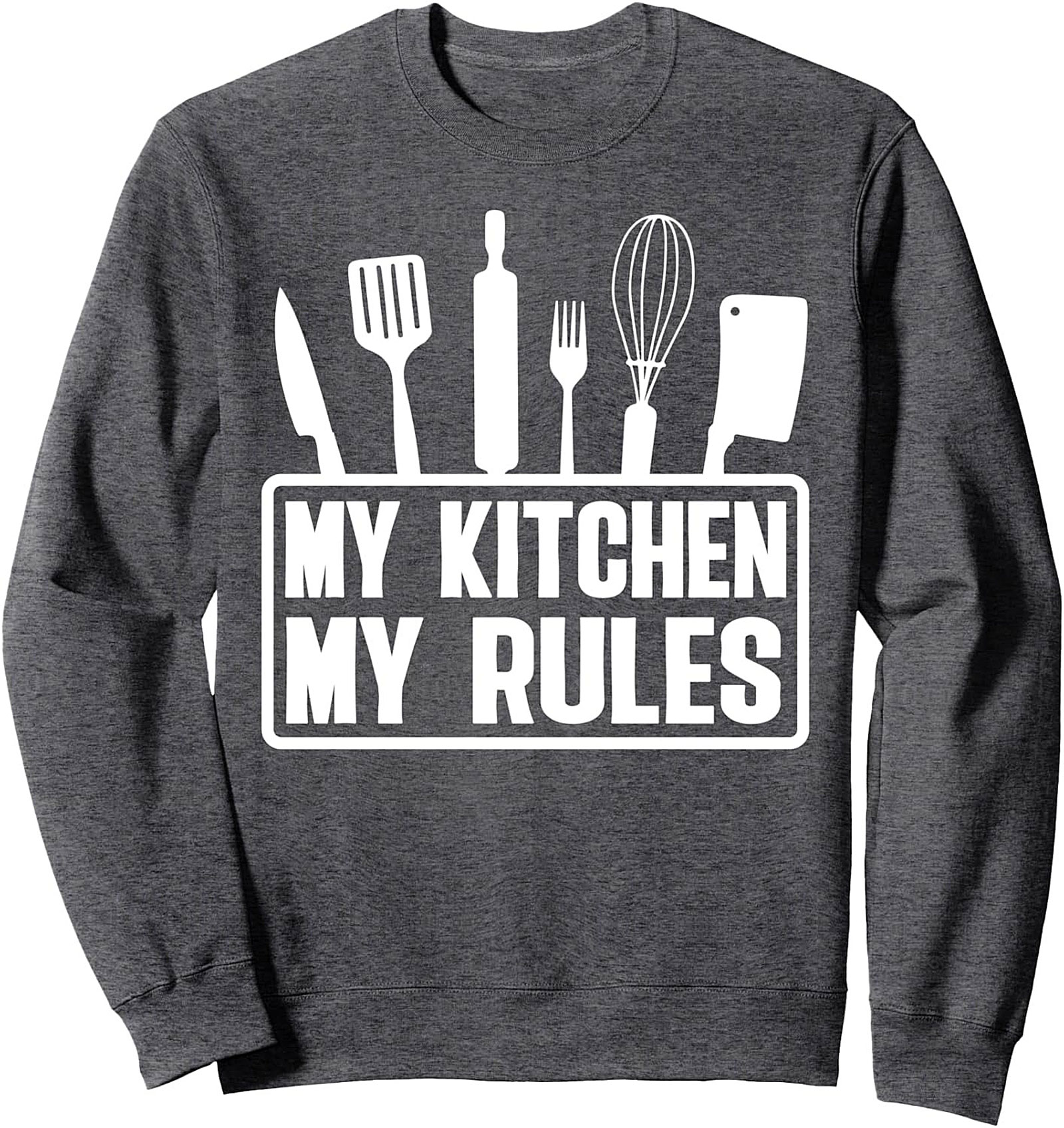My Kitchen My Rules T-Shirt Funny Chef Graphic Tee