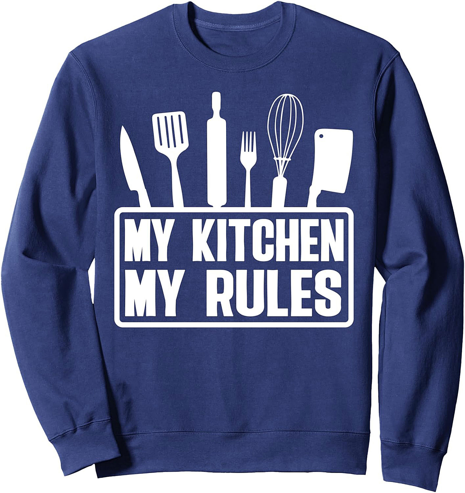 My Kitchen My Rules T-Shirt Funny Chef Graphic Tee