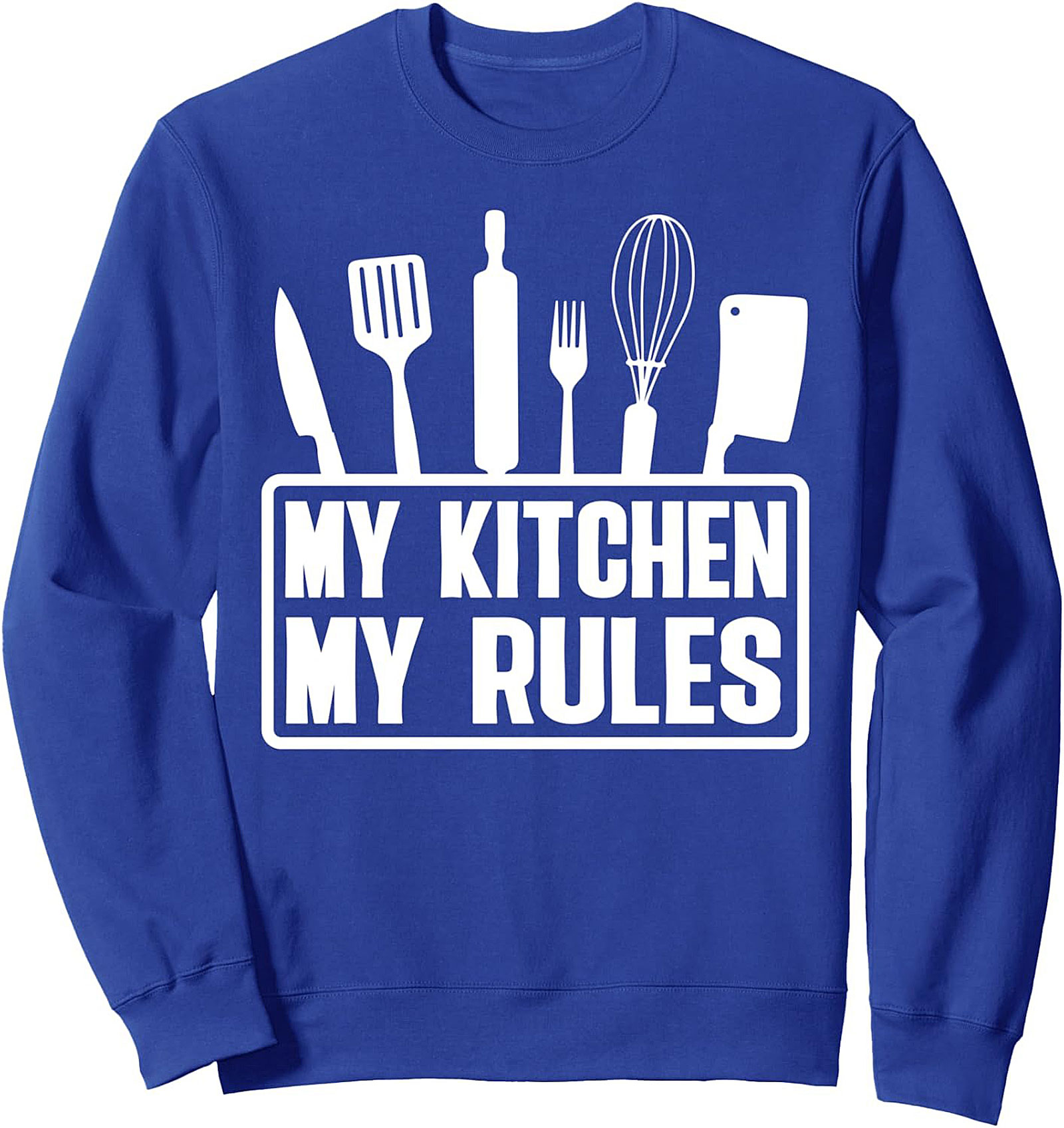 My Kitchen My Rules T-Shirt Funny Chef Graphic Tee