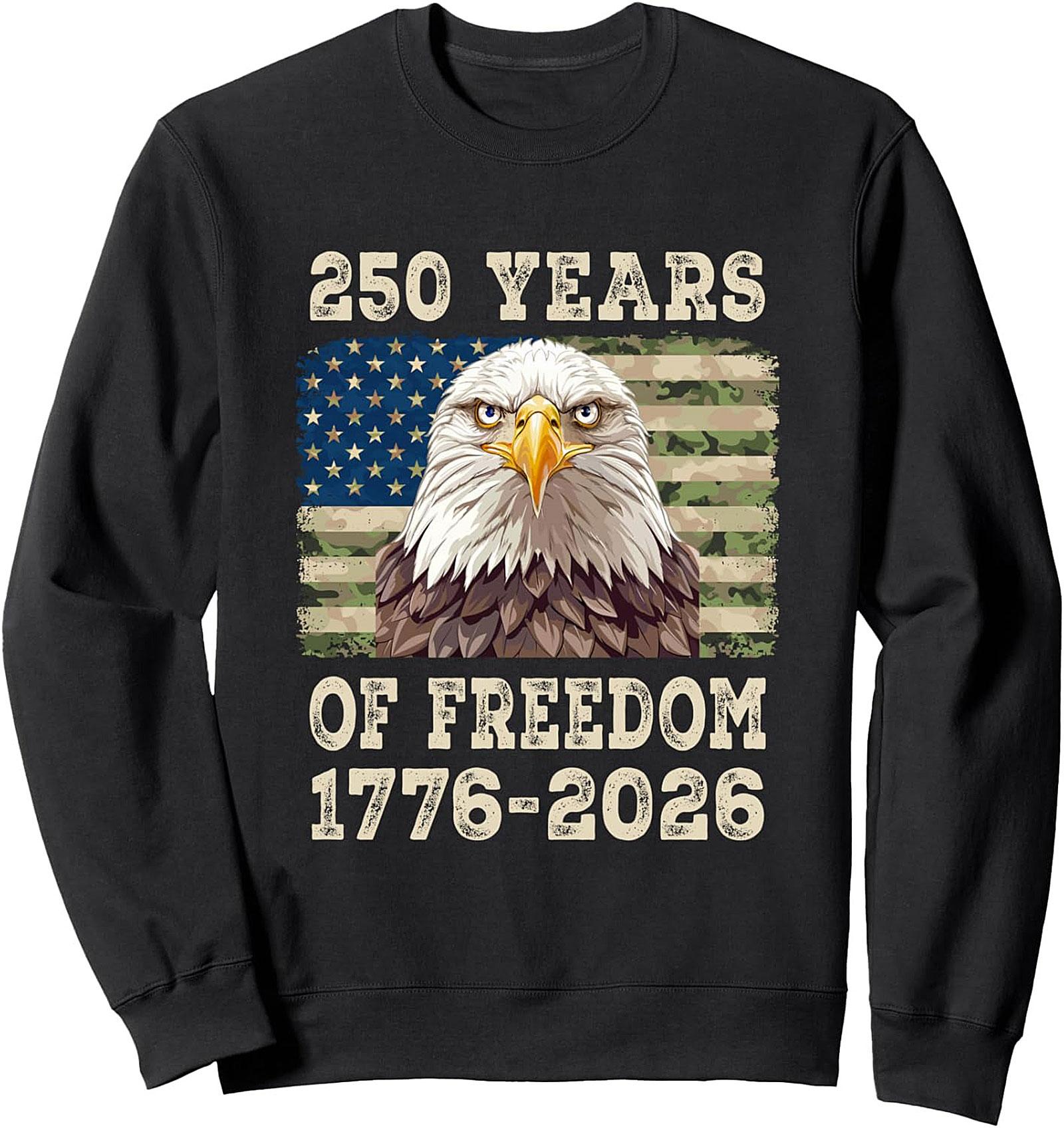 250 Years of Freedom Sweatshirt | Patriotic Eagle 1776–2026