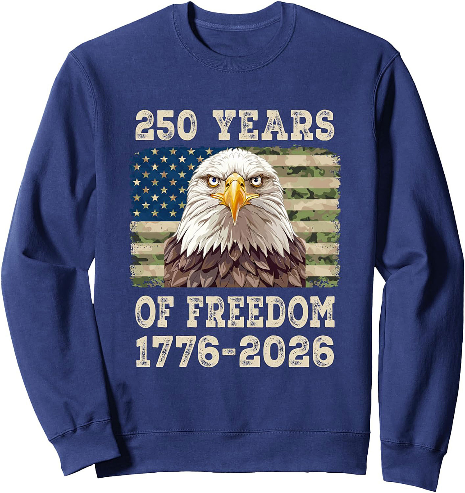 250 Years of Freedom Sweatshirt | Patriotic Eagle 1776–2026