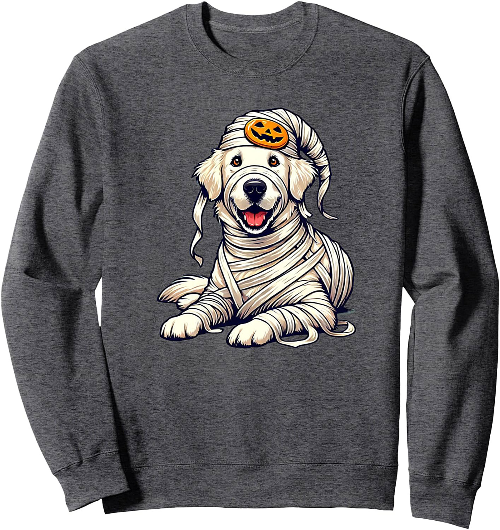 The Happy Mummy Dog Golden Retriever Crewneck Sweatshirt