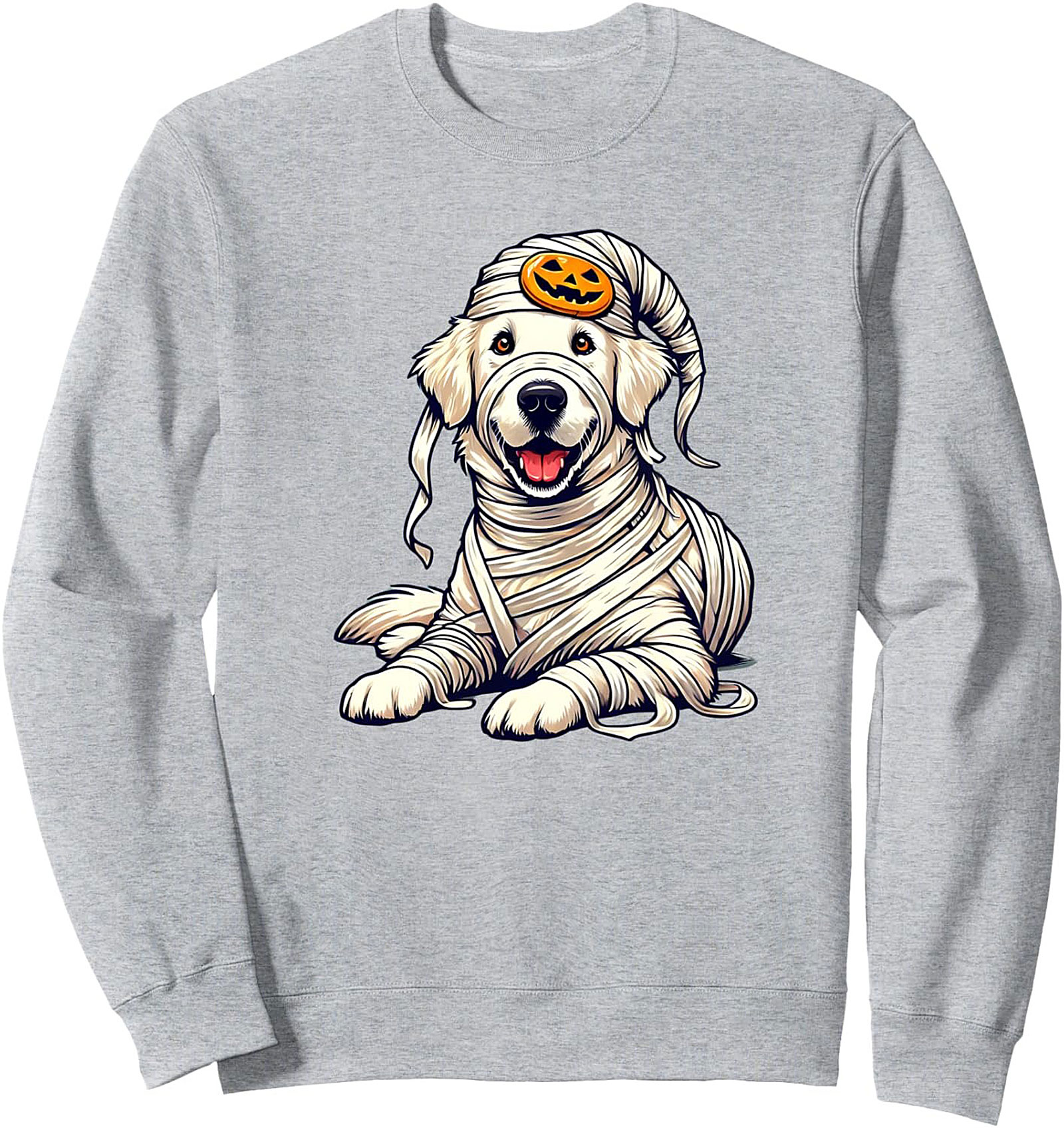 The Happy Mummy Dog Golden Retriever Crewneck Sweatshirt