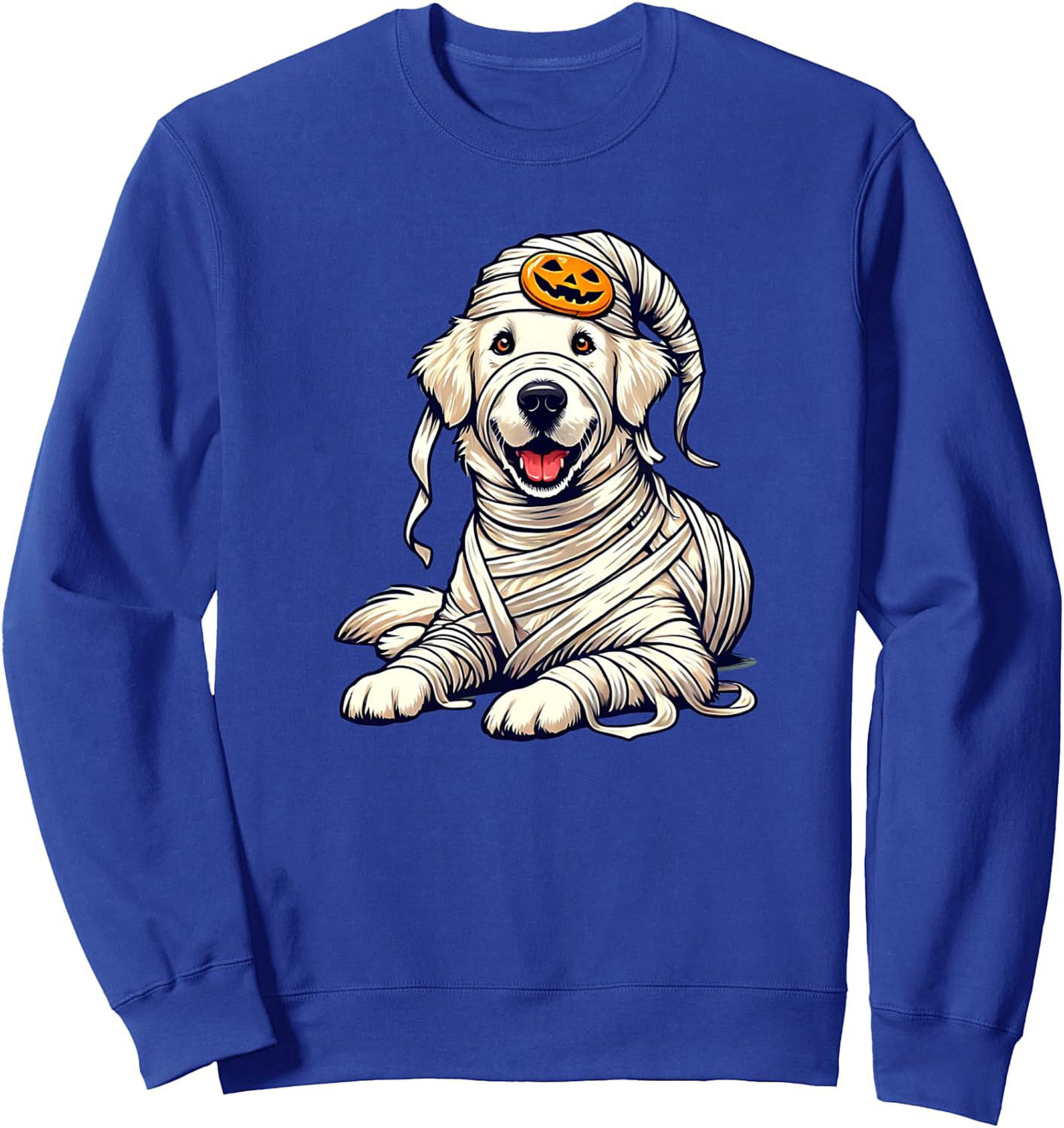 The Happy Mummy Dog Golden Retriever Crewneck Sweatshirt