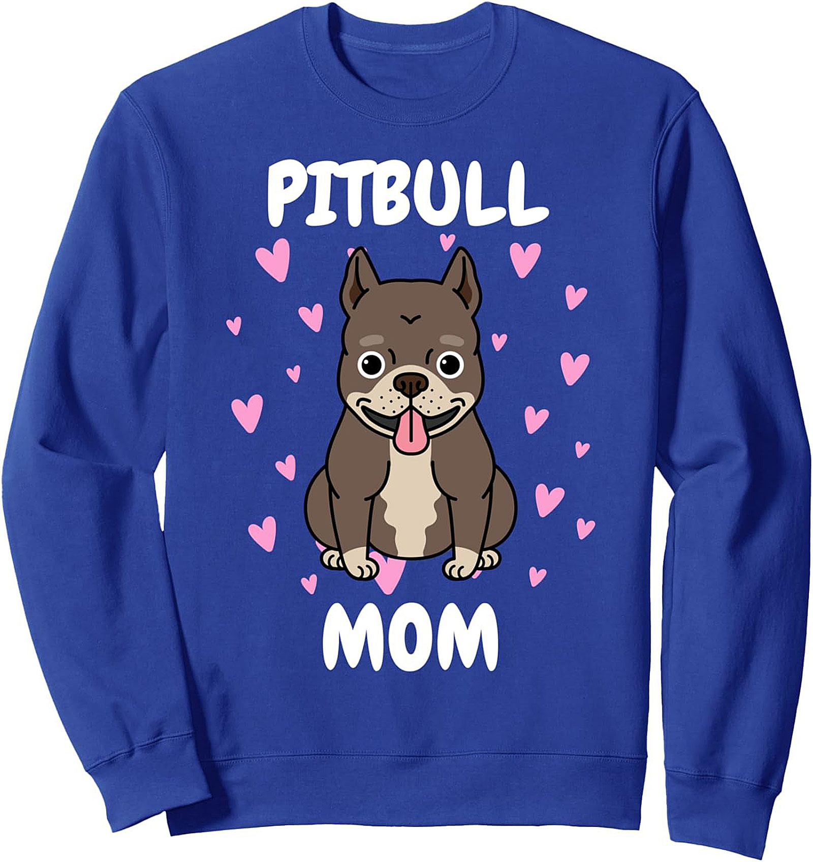 The Ultimate Pitbull Mom Crewneck Sweatshirt | Cute Dog Lover Pullover Gift