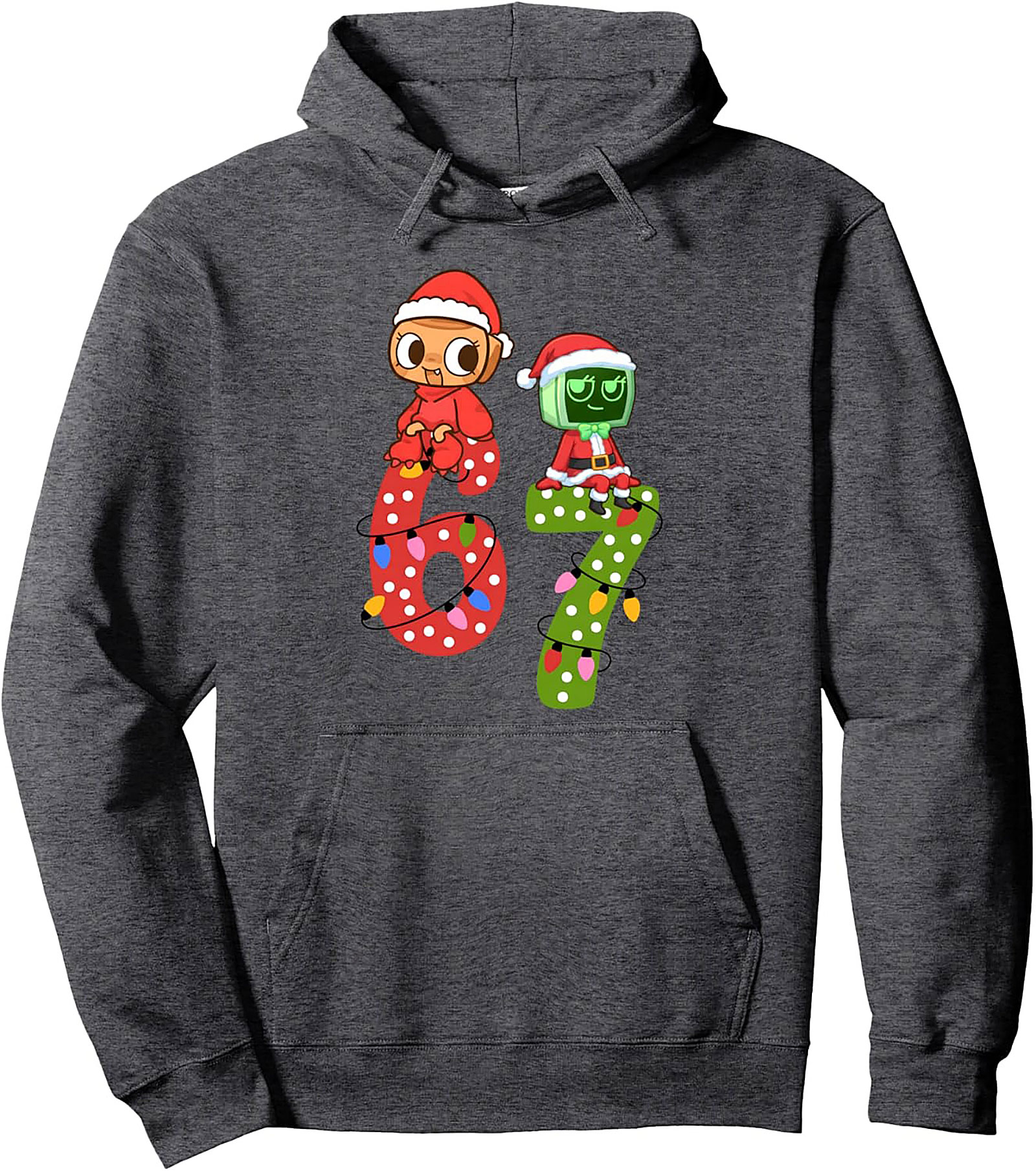 67 Holiday Fandom Graphic Hoodie Cozy Christmas Pullover