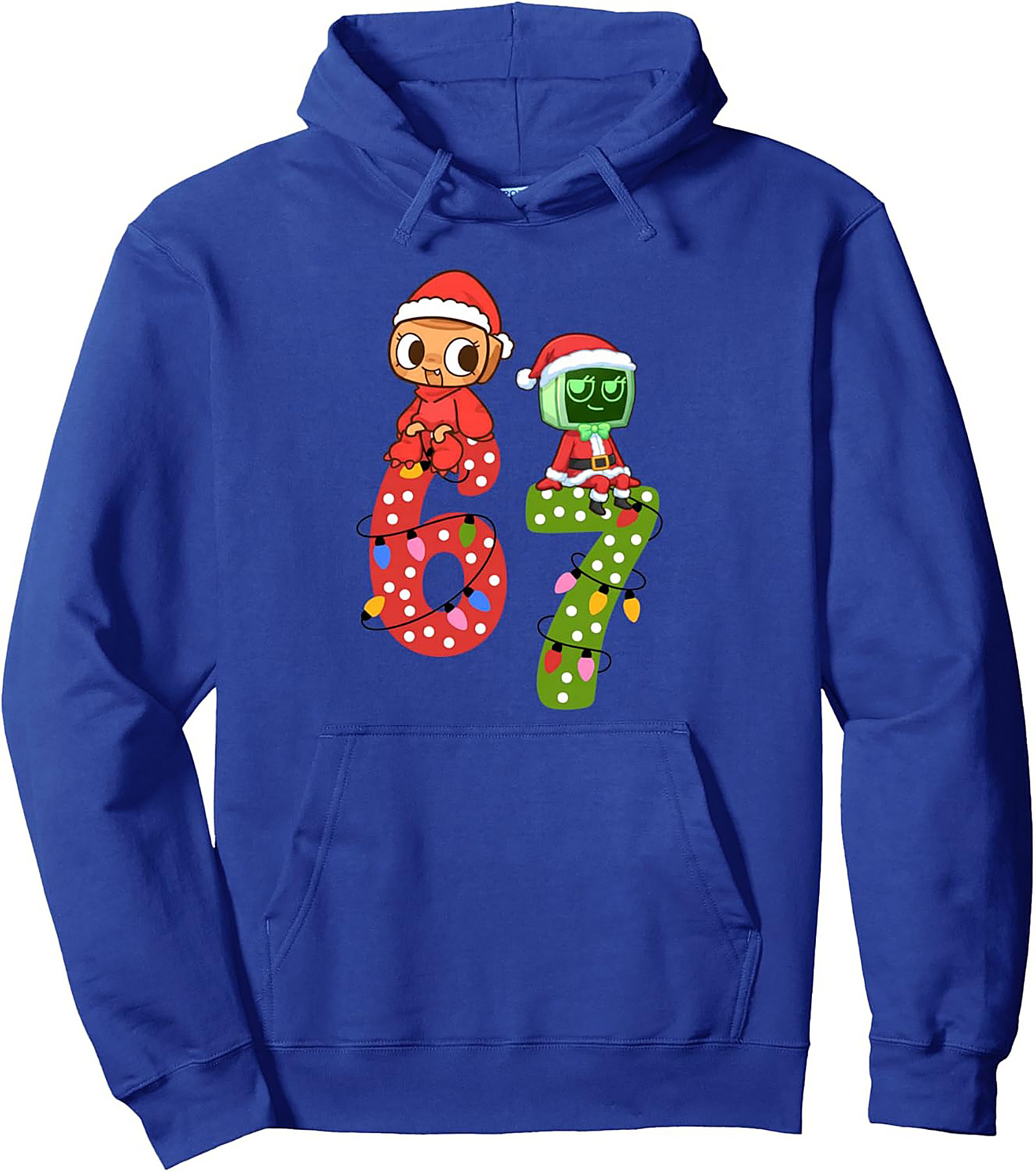 67 Holiday Fandom Graphic Hoodie Cozy Christmas Pullover
