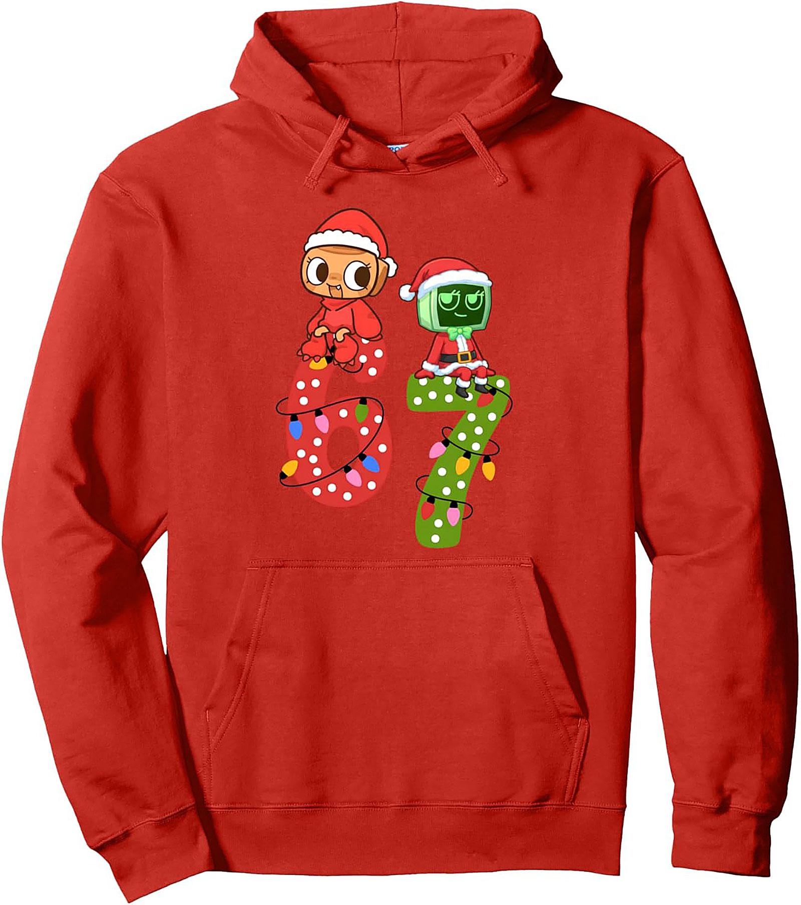 67 Holiday Fandom Graphic Hoodie Cozy Christmas Pullover