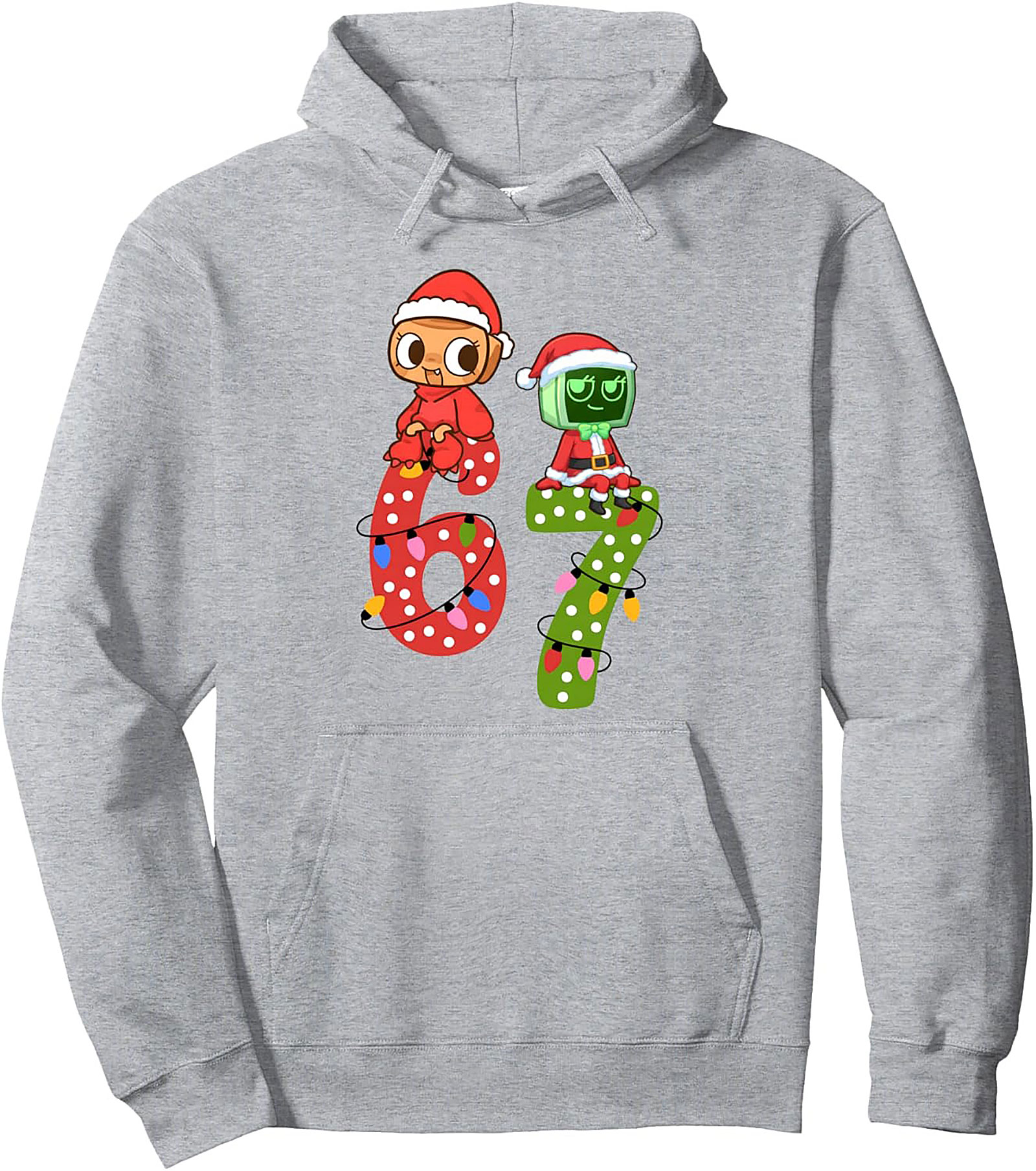 67 Holiday Fandom Graphic Hoodie Cozy Christmas Pullover