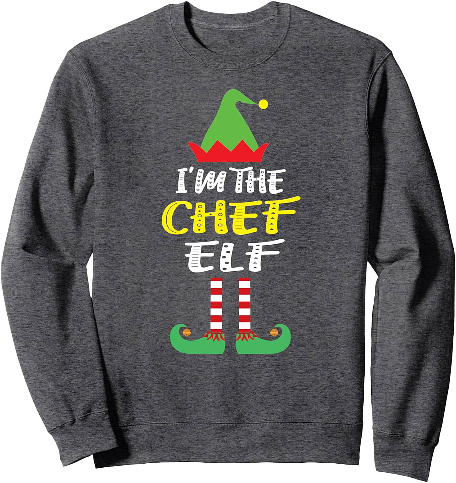 Chef Elf T-shirt Funny Christmas Baking Graphic Tee