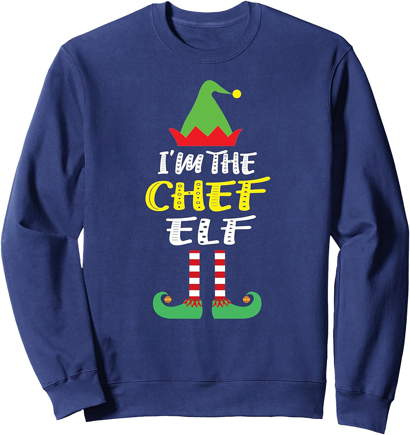Chef Elf T-shirt Funny Christmas Baking Graphic Tee