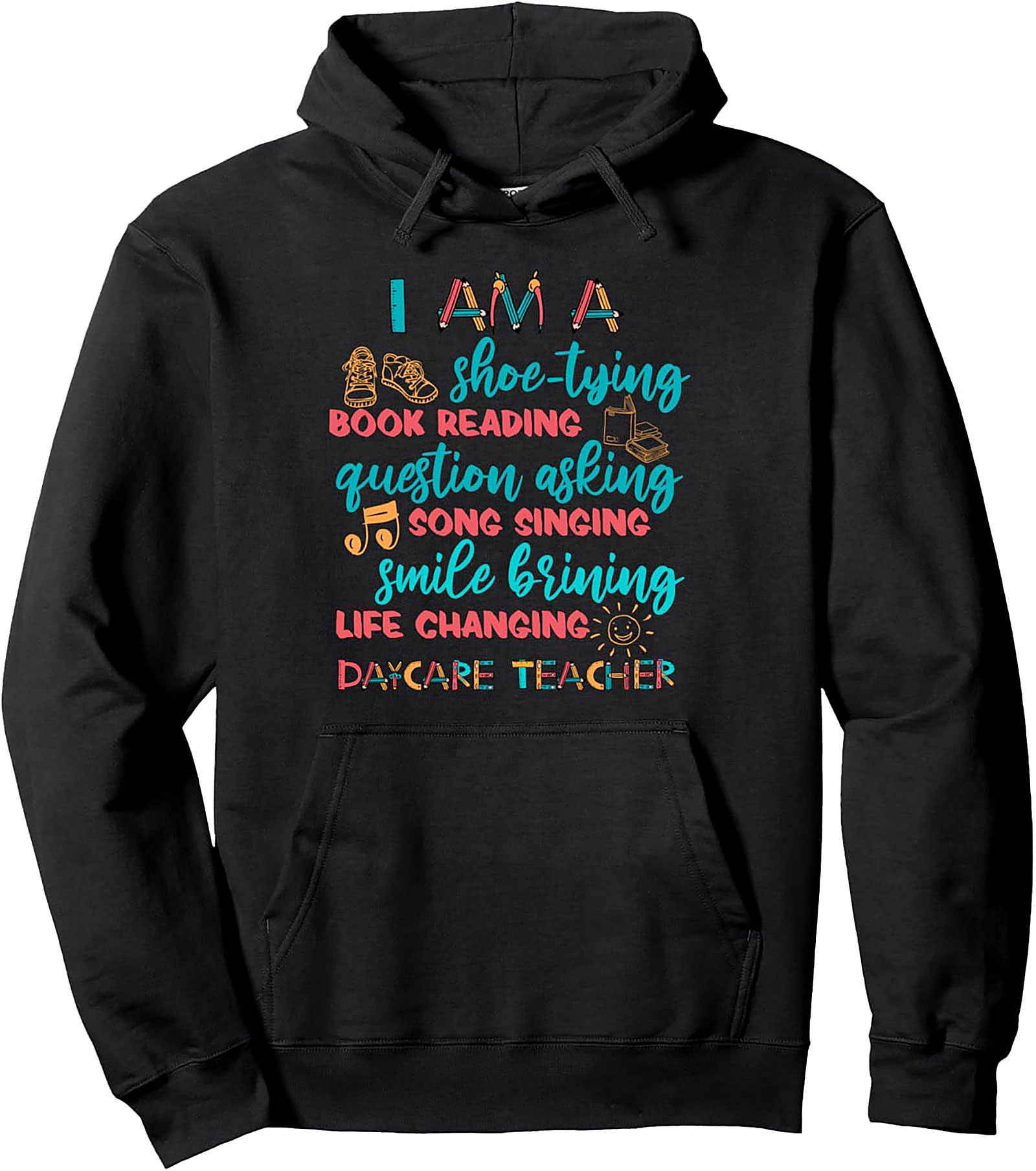 Daycare Teacher Hoodie Life-Changing Educator Pullover