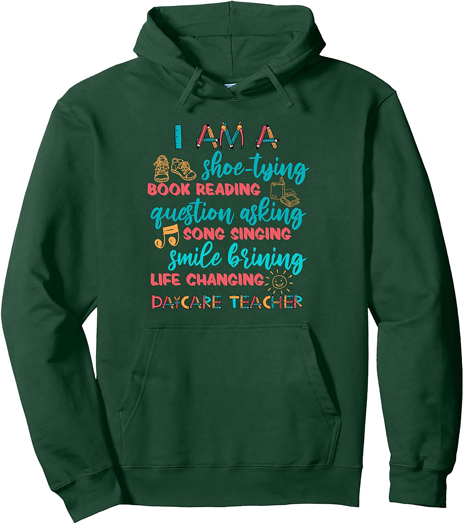 Daycare Teacher Hoodie Life-Changing Educator Pullover