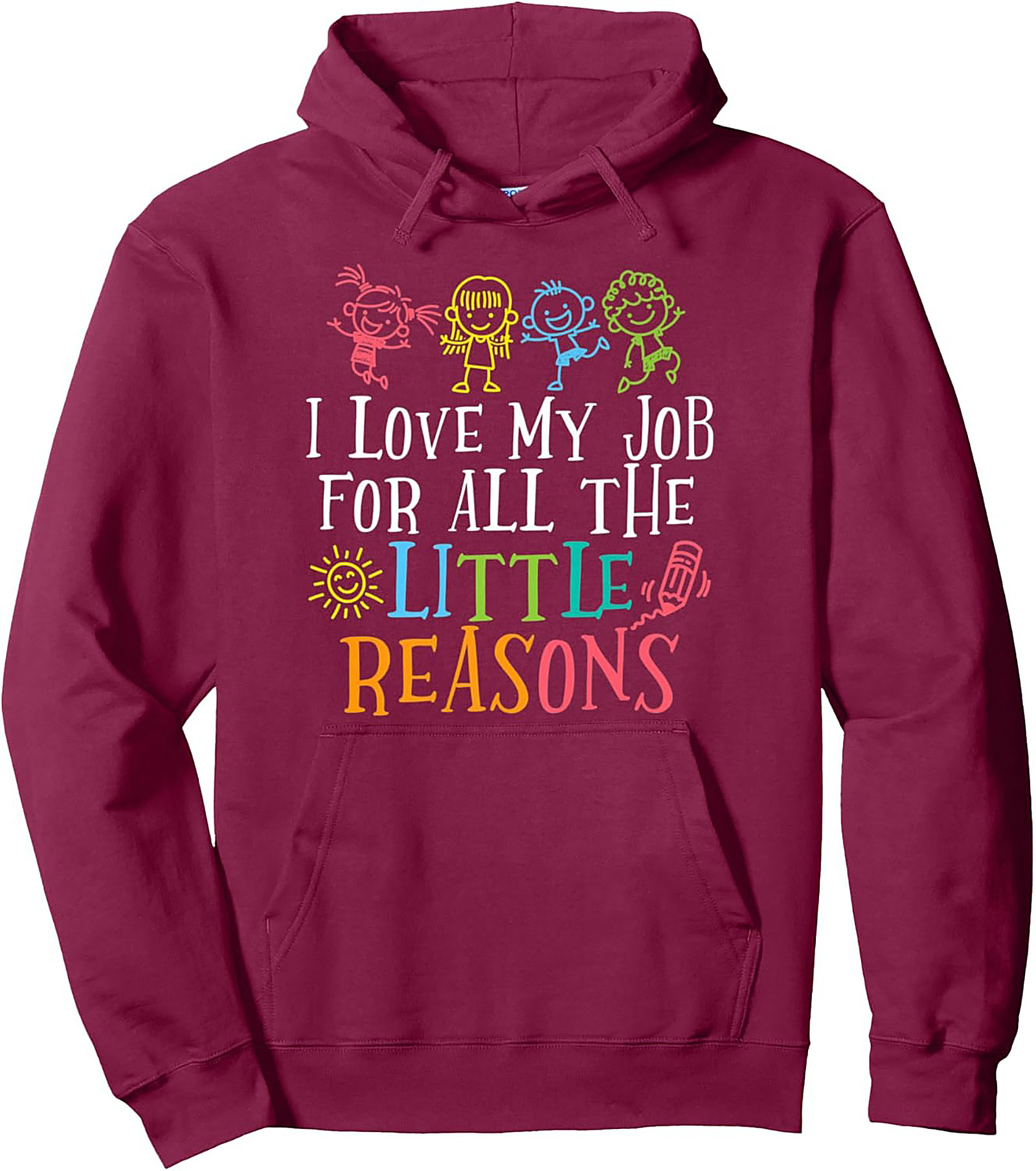 Cozy Teacher Appreciation Pullover Hoodie Educator Gift
