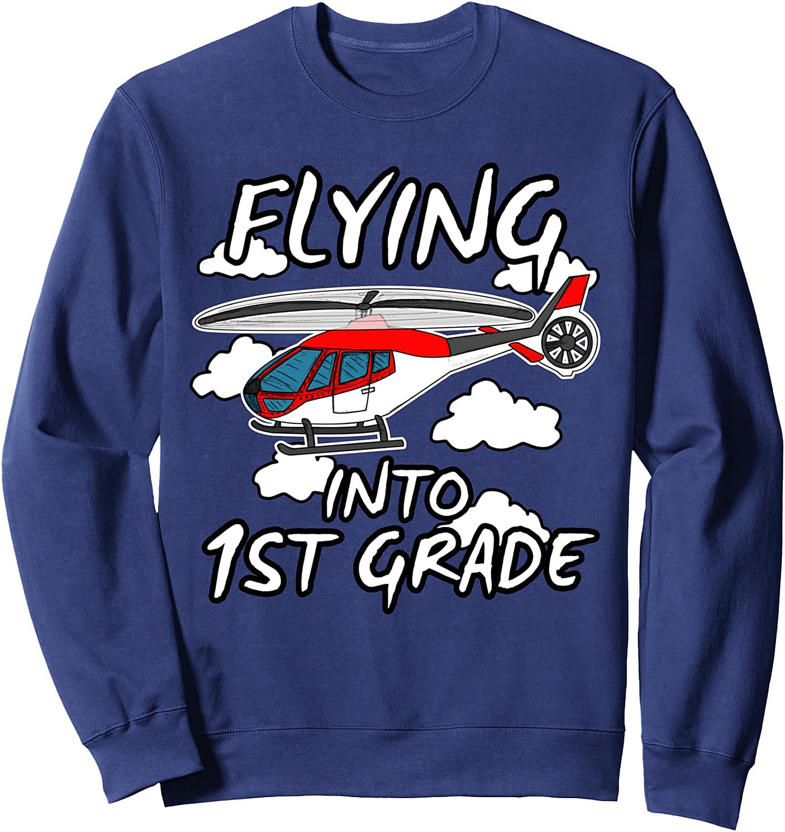 Flying Into 1st Grade Back to School Crewneck Sweatshirt
