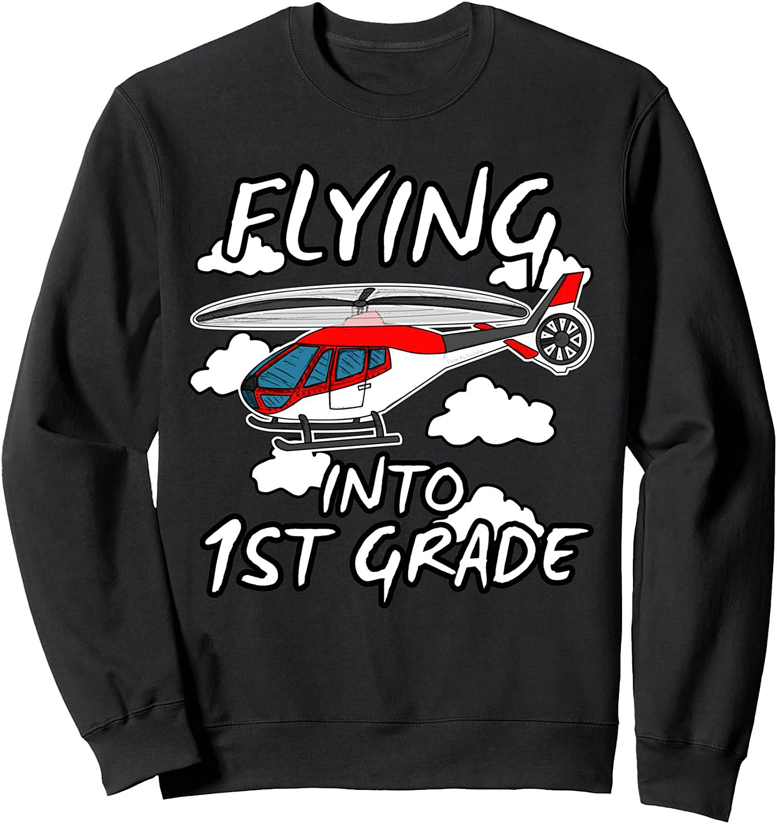 Flying Into 1st Grade Back to School Crewneck Sweatshirt