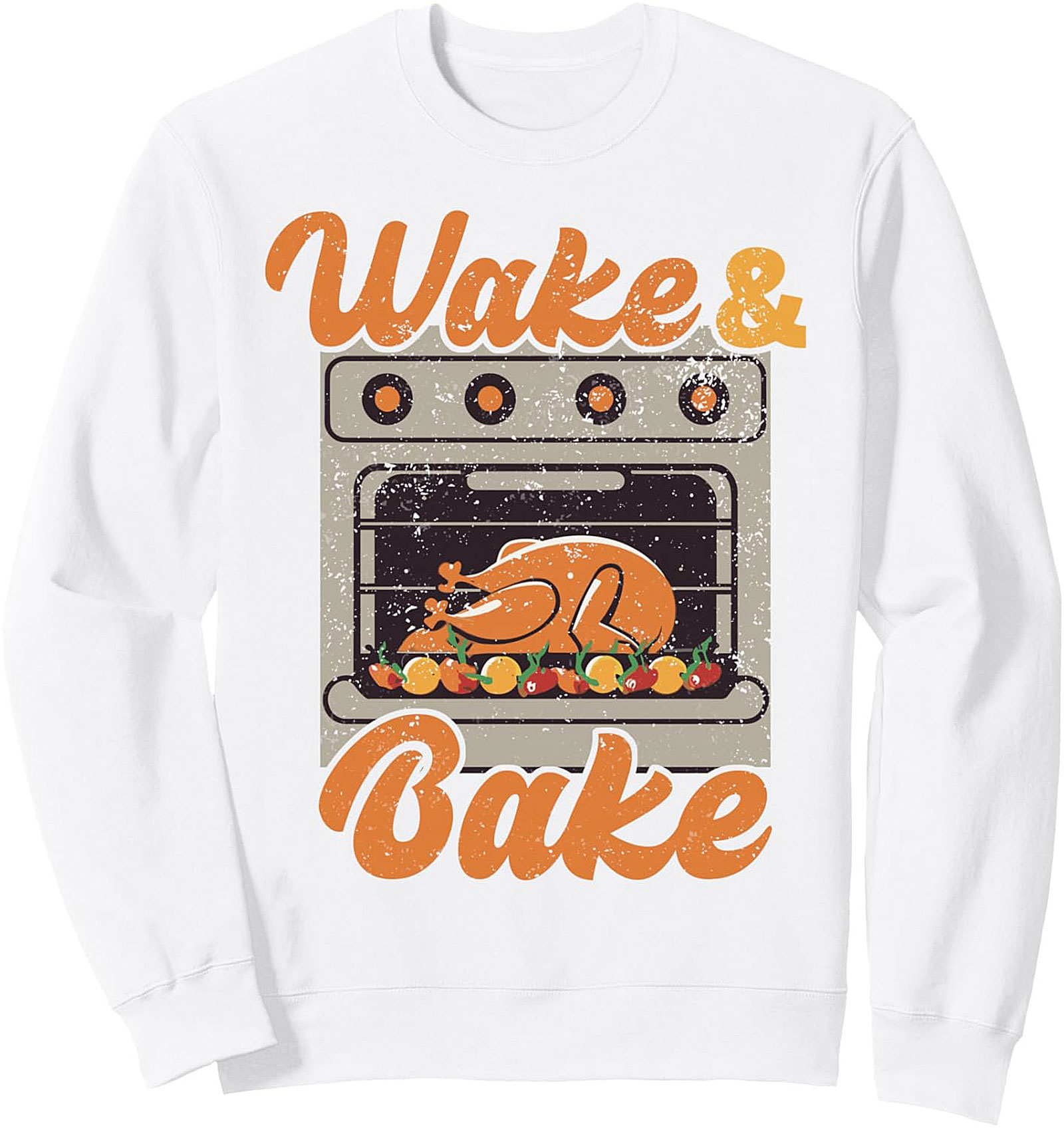 Funny Wake & Bake Thanksgiving T-shirt Soft Turkey Tee Gift