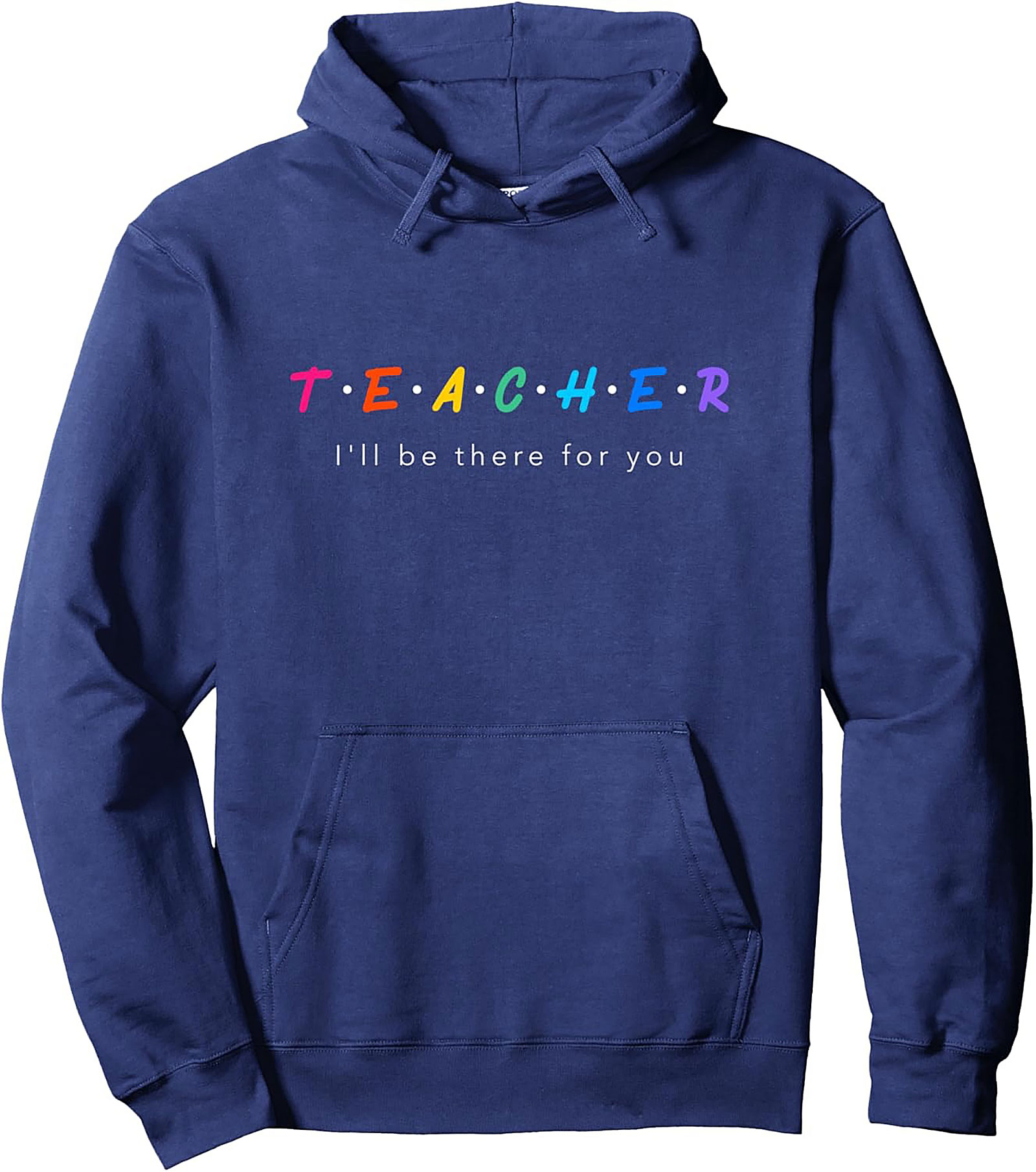 Cozy Teacher Graphic Pullover Hoodie Perfect Educator Gift