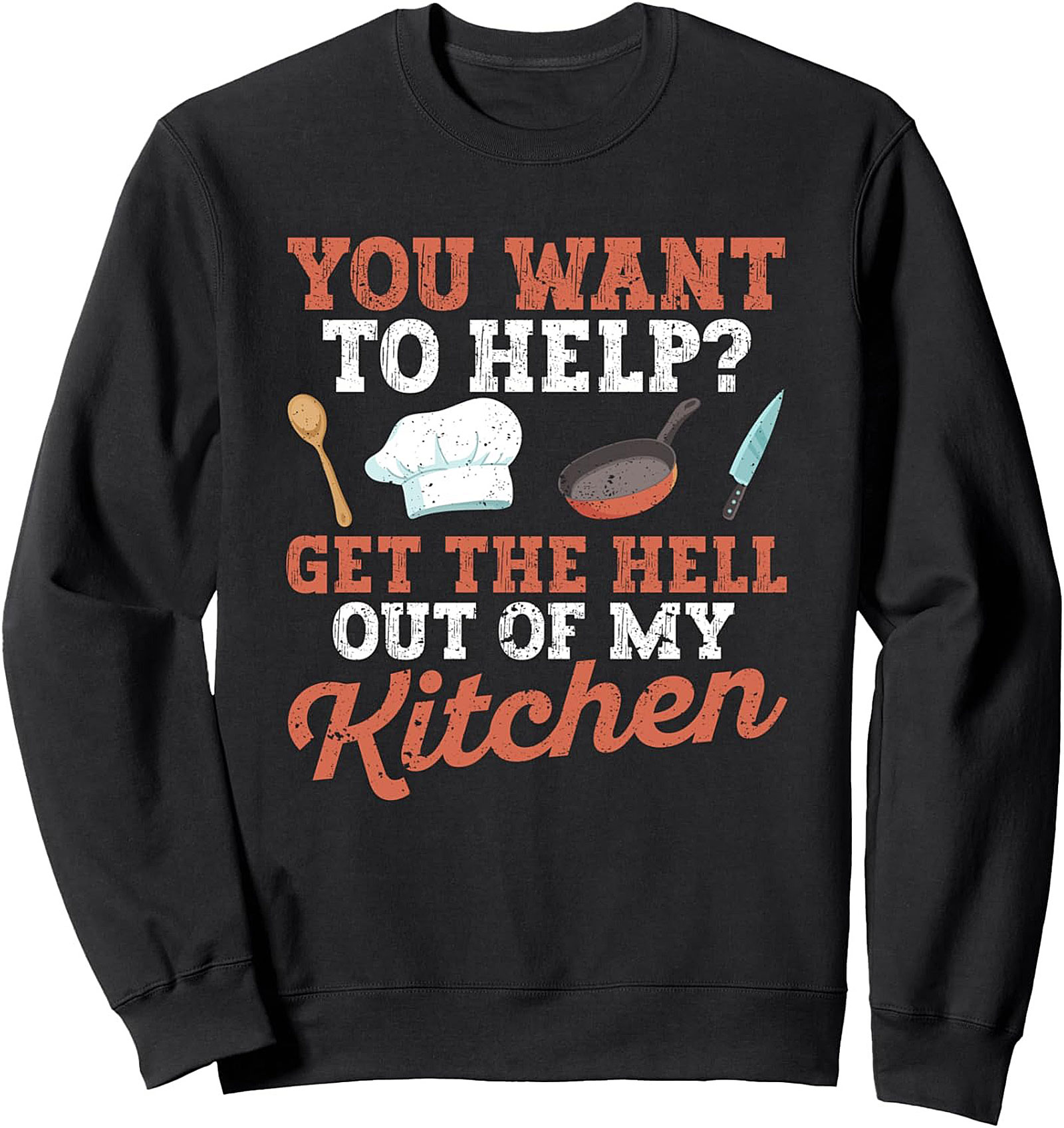 Funny Chef T-shirt Get Out Of My Kitchen Graphic Tee