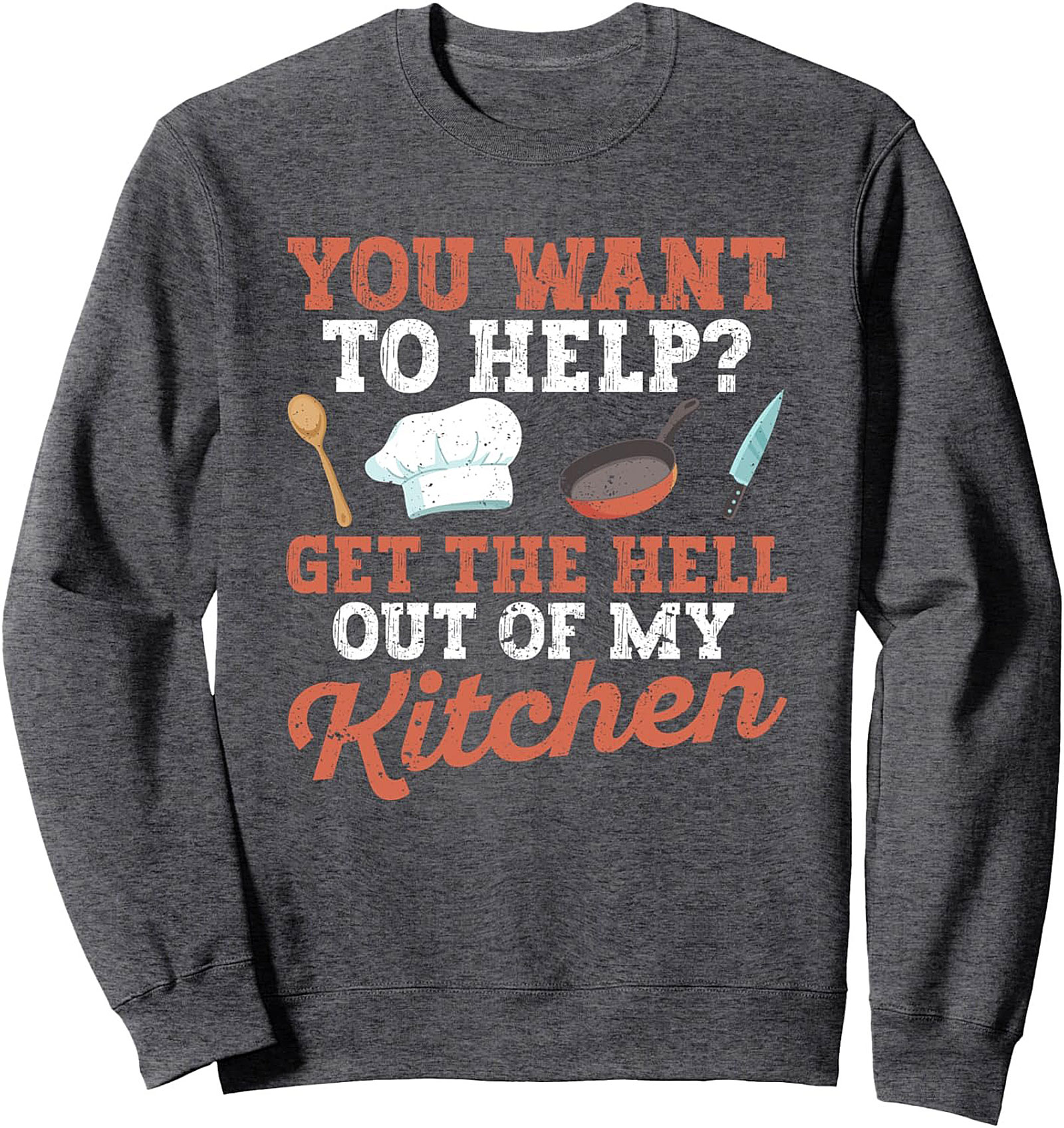 Funny Chef T-shirt Get Out Of My Kitchen Graphic Tee