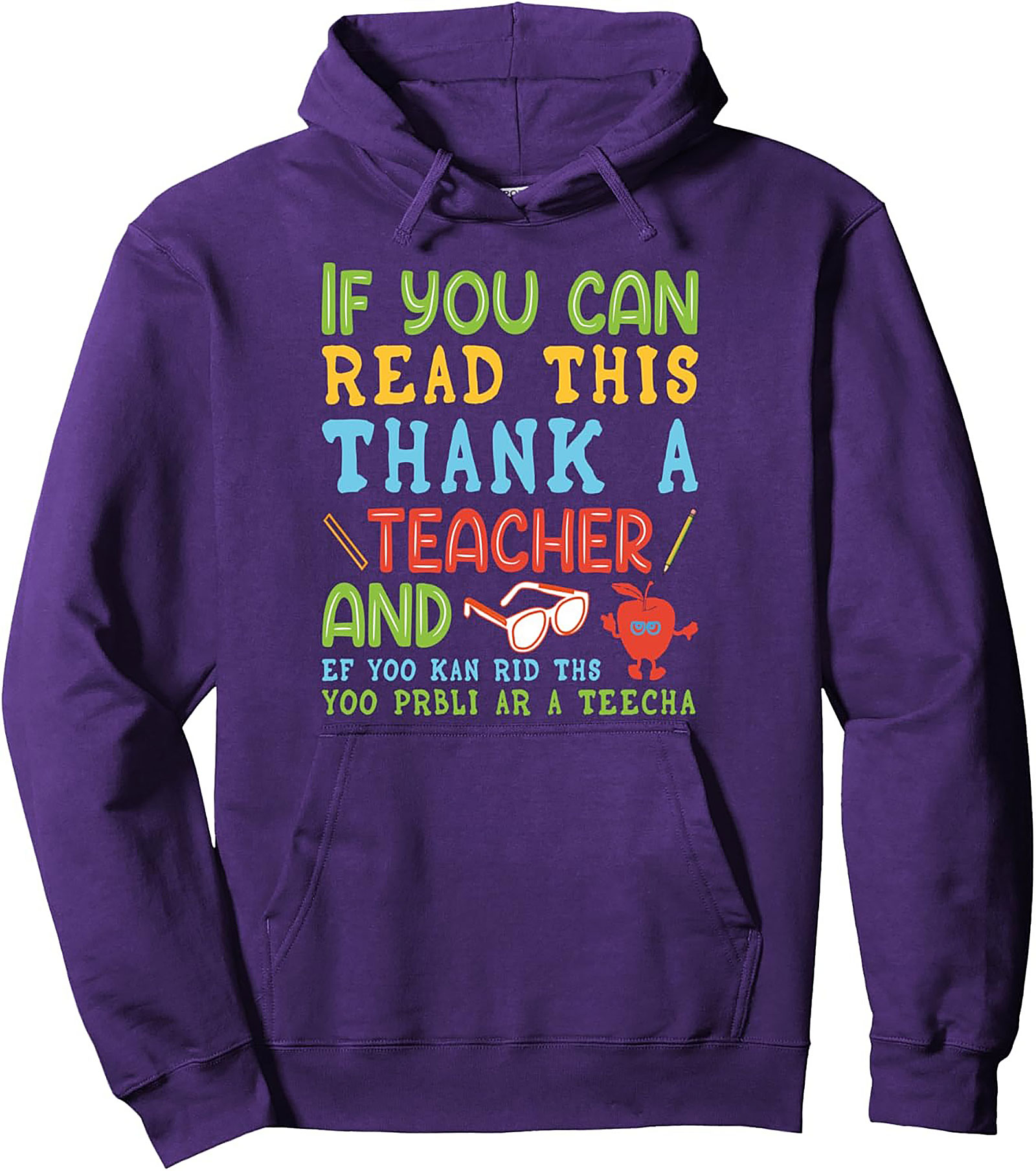 Funny Teacher Pullover Hoodie Thank a Teacher Gift Idea