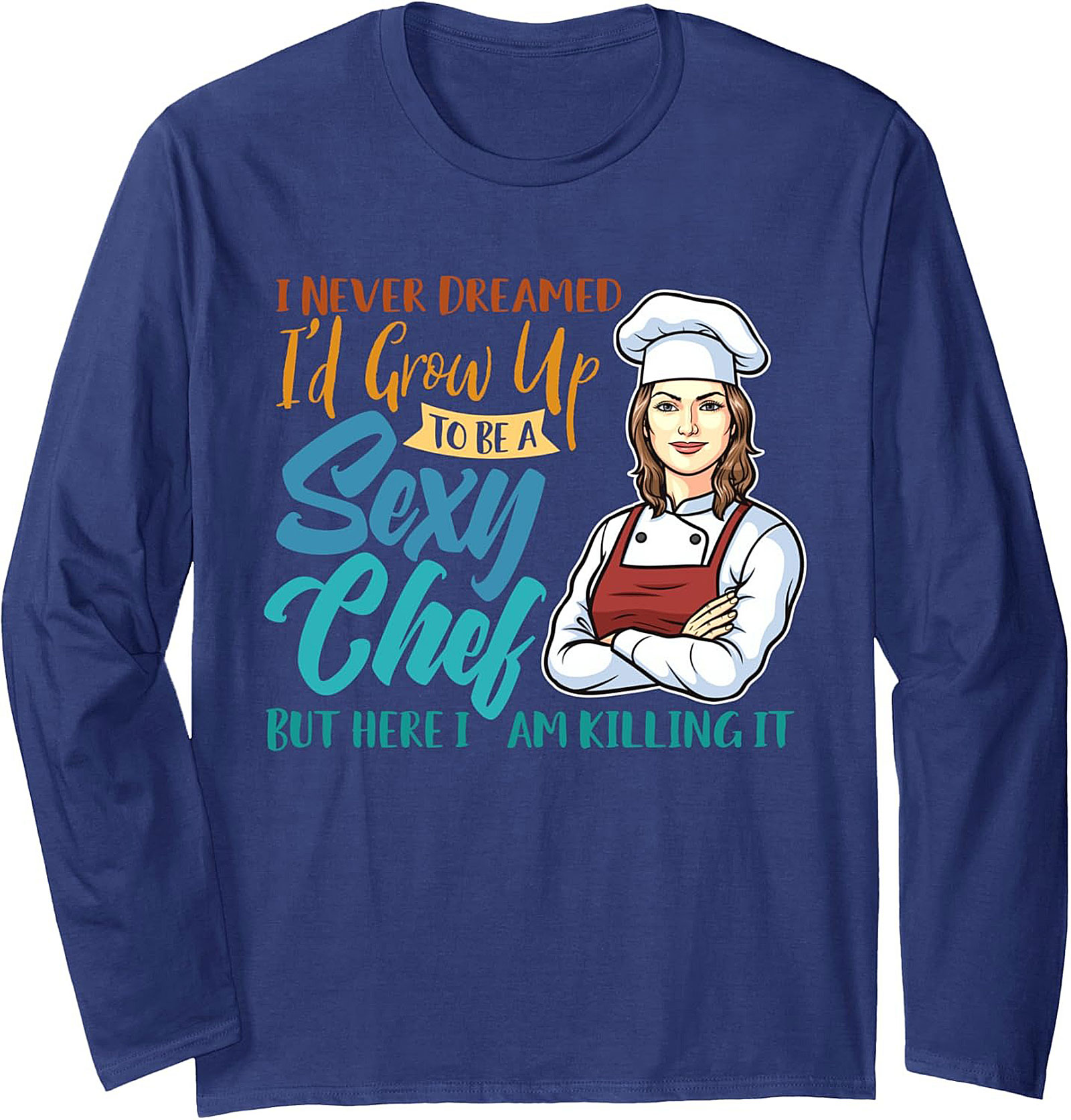 Sexy Chef T-shirt Funny Female Chef Graphic Tee Gift