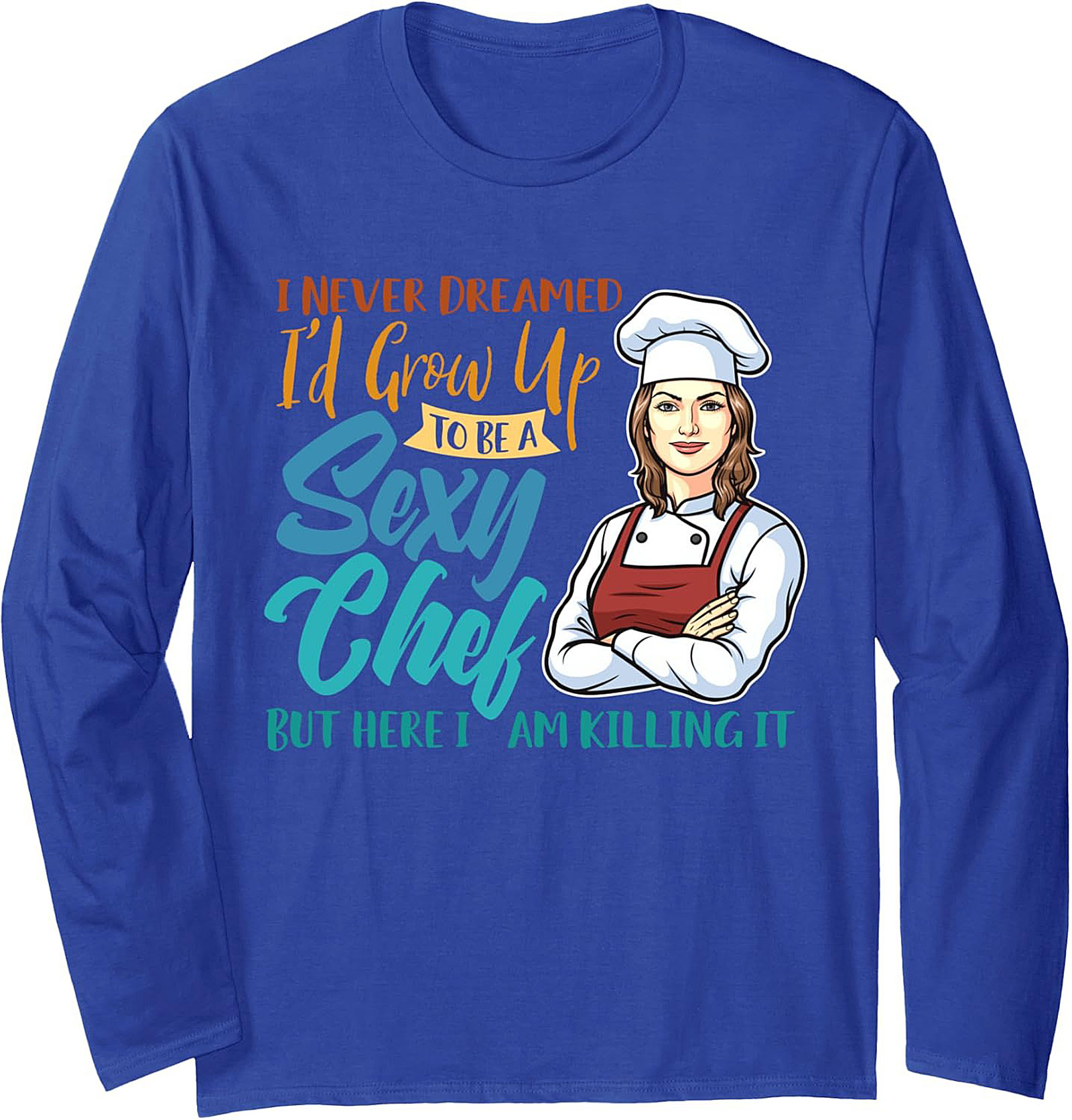 Sexy Chef T-shirt Funny Female Chef Graphic Tee Gift